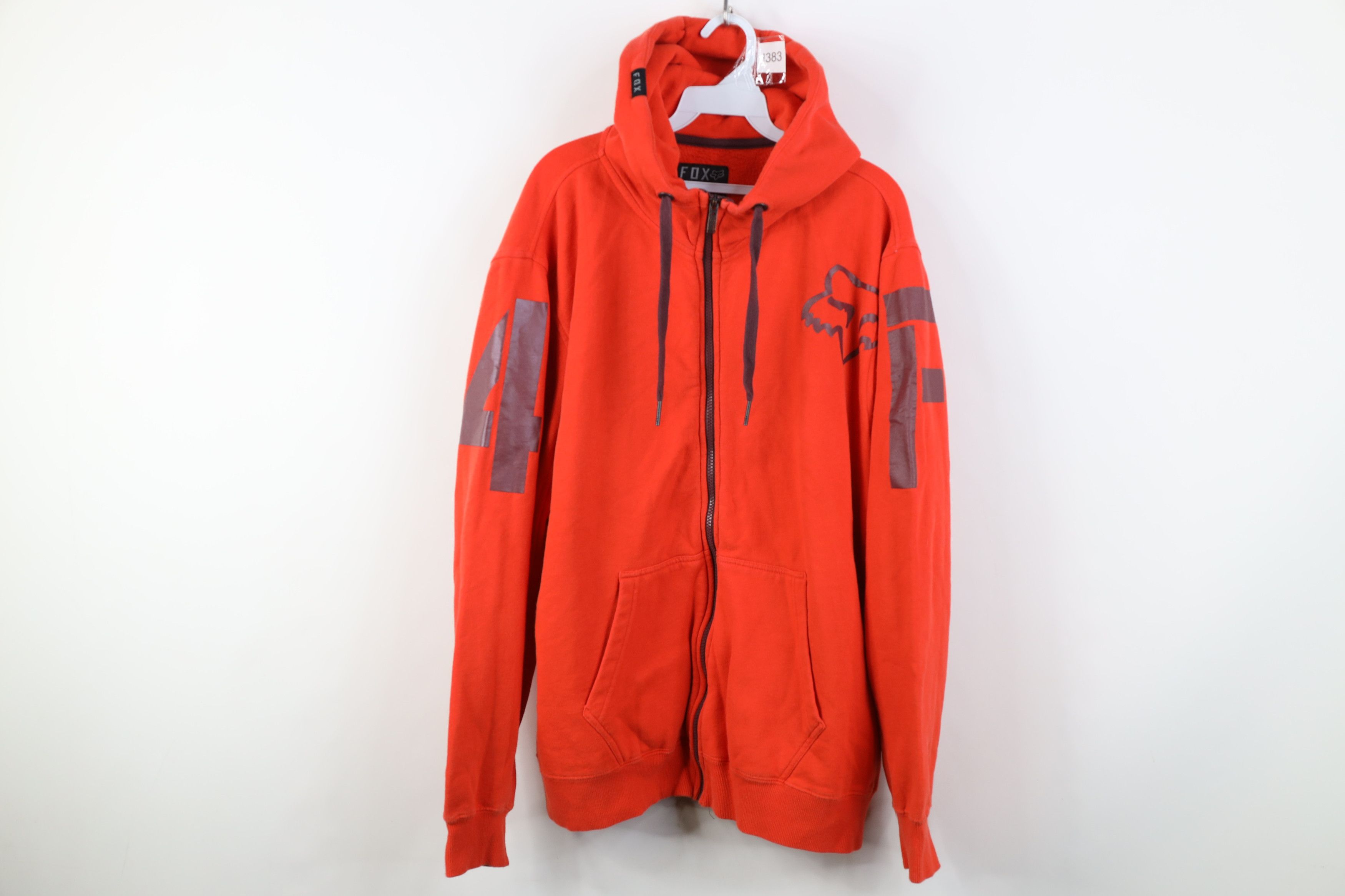 Vintage Y2K Fox Racing Spell Big Logo Heavyweight Zip Hoodie