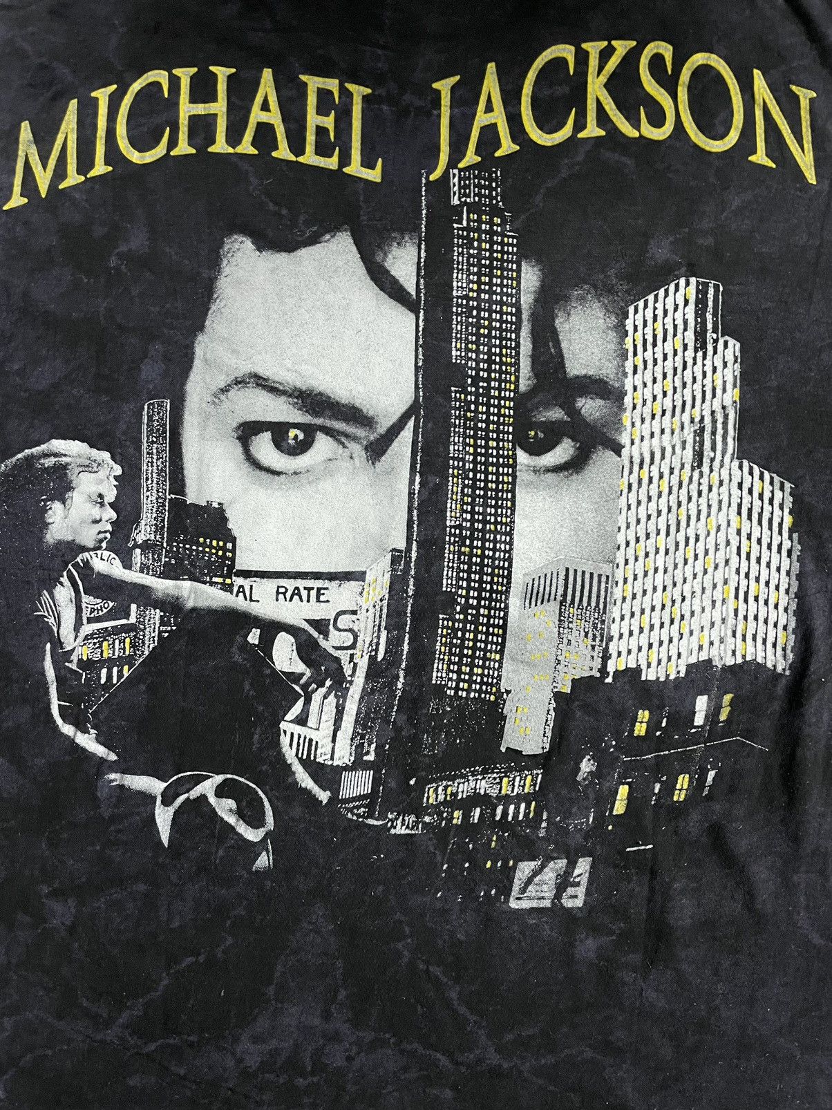 Band Tees × Michael Jackson × Vintage Michael Jackson 1992 Dangerous Tour Tee Vintage Over Print Size US XL / EU 56 / 4 - 8 Thumbnail