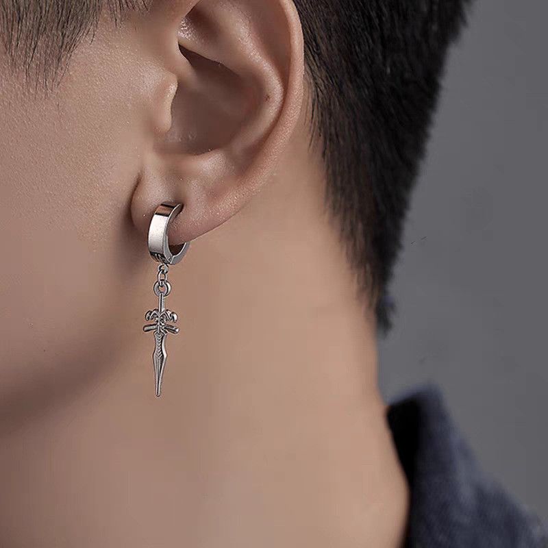 Jewelry Frostmourne New Trend Earrings One Pairs Chrome Jewelry Size ONE SIZE - 2 Thumbnail