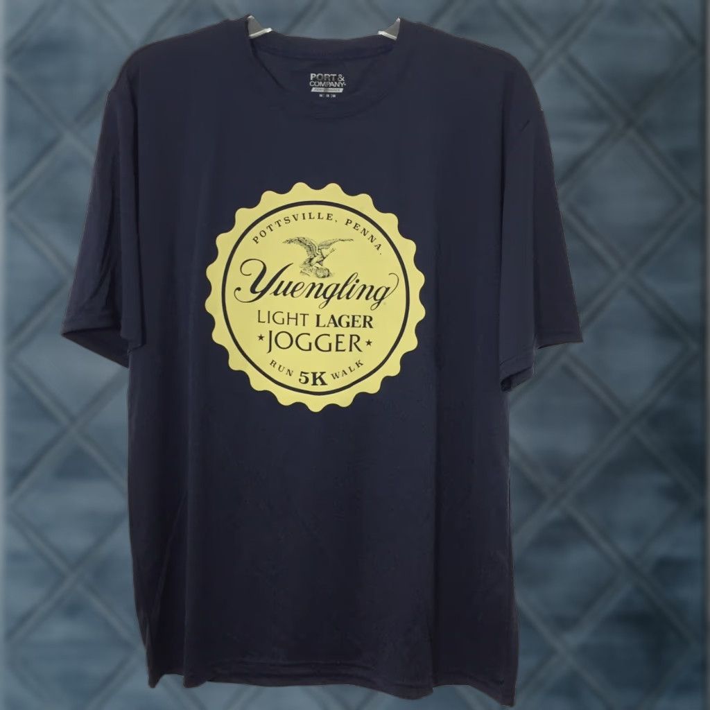 Port & Company Port & Company Shirt Mens Medium Blue Yuengling Light Lager Activewear Size US M / EU 48-50 / 2 - 1 Thumbnail