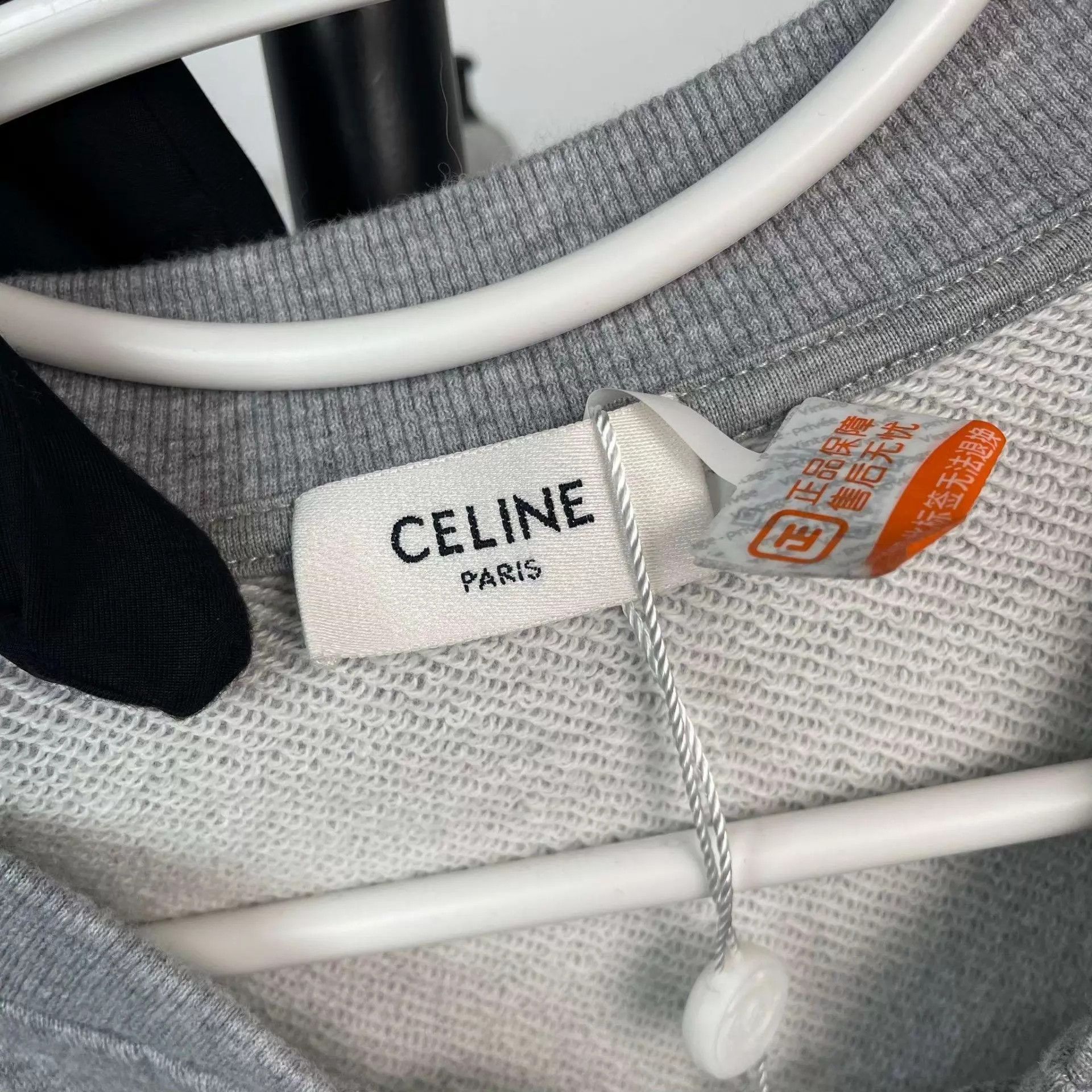 Celine Celine gray blend short-sleeve sweatshirt XS Size XS / US 0-2 / IT 36-38 - 3 Thumbnail
