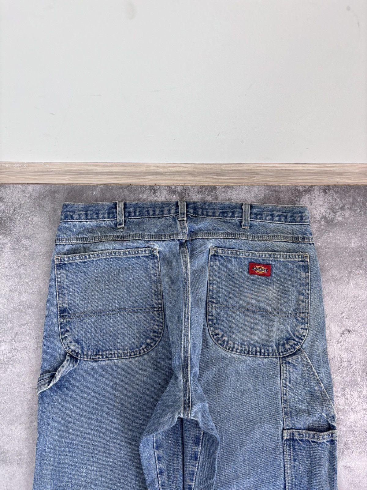 Dickies Vintage Dickies Faded Blue Carpenter Denim Jeans 1993SNB Size US 36 / EU 52 - 7 Thumbnail