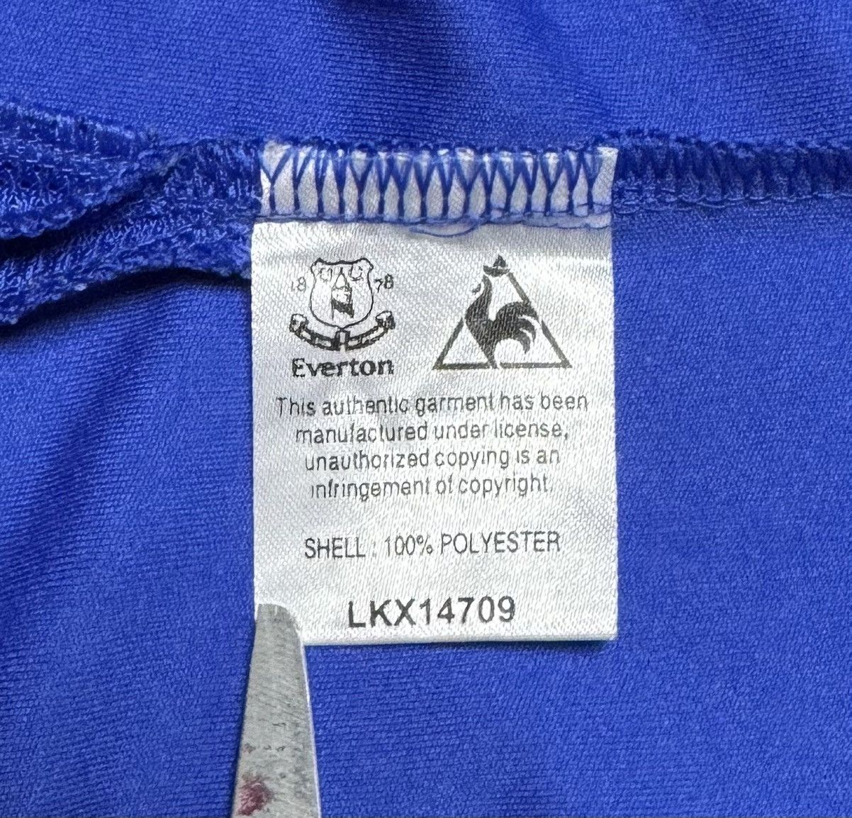 Le Coq Sportif Everton 2009/10 Home Shirt Jersey Long Sleeve Le Coq Sportif Size US L / EU 52-54 / 3 - 13 Thumbnail