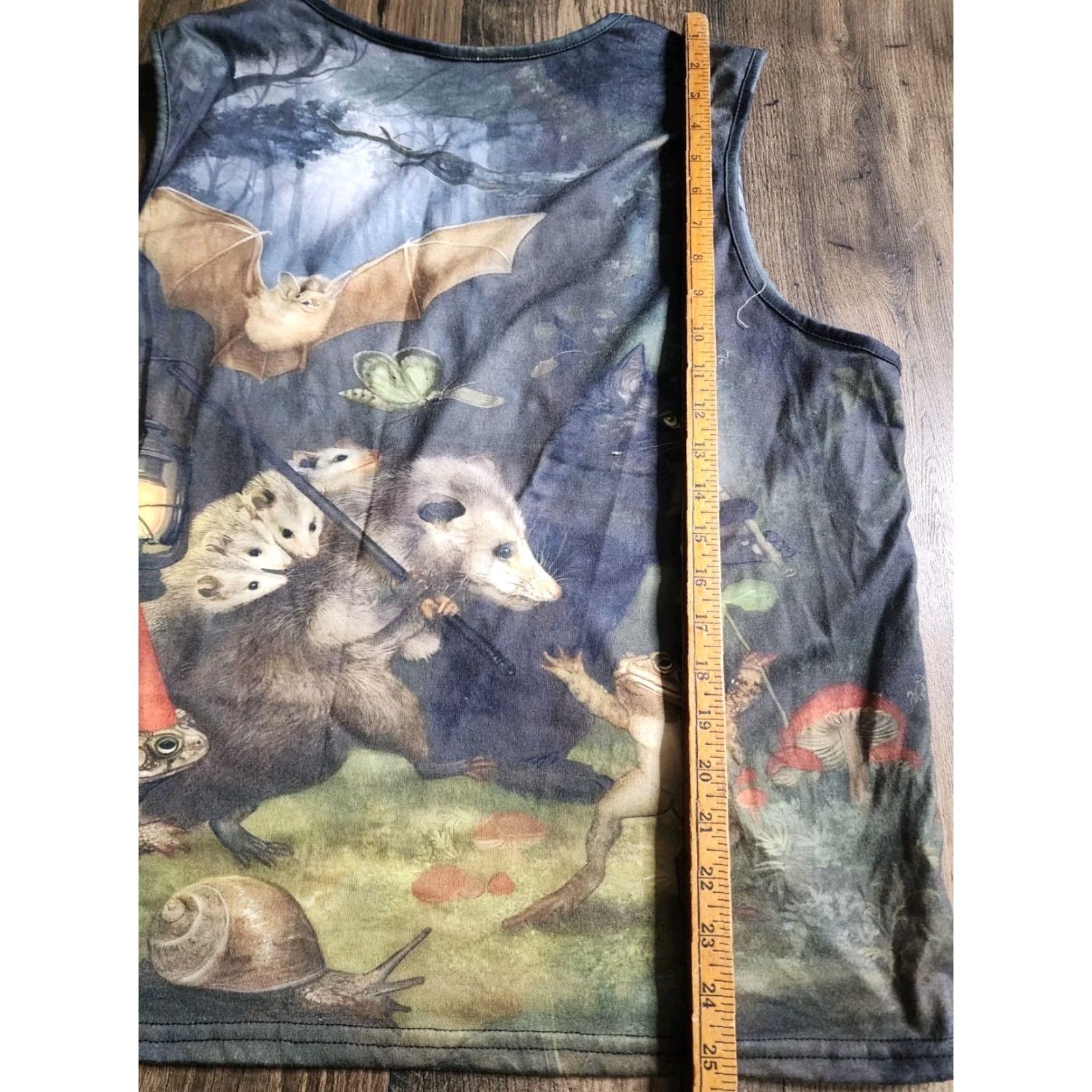 Gloverall Womens 3XL Moonlit March All Over Print Nature Funny Tank Top T Shirt Size XXL / US 16-18 / IT 52-54 - 2 Thumbnail