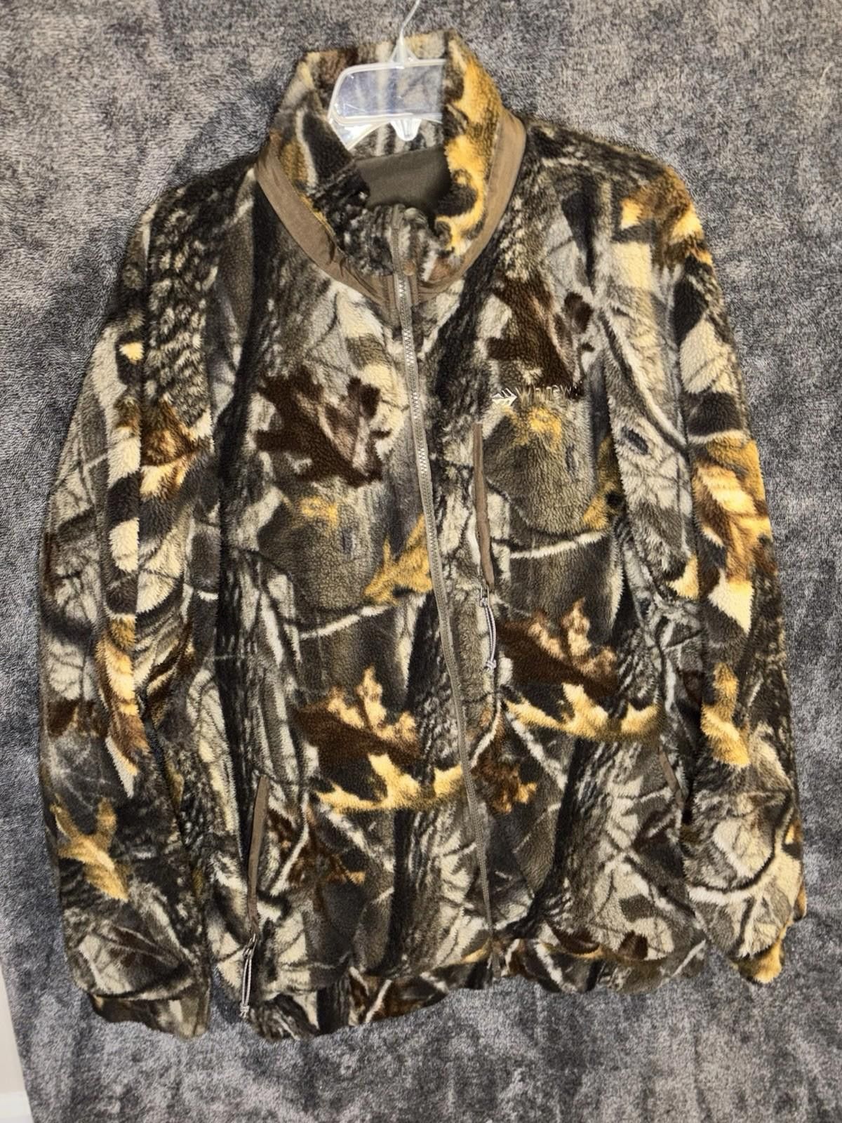 Ben Sherman Vintage Whitewater Camo Fleece Jacket Mens L Zip Hunting Size US L / EU 52-54 / 3 - 1 Thumbnail