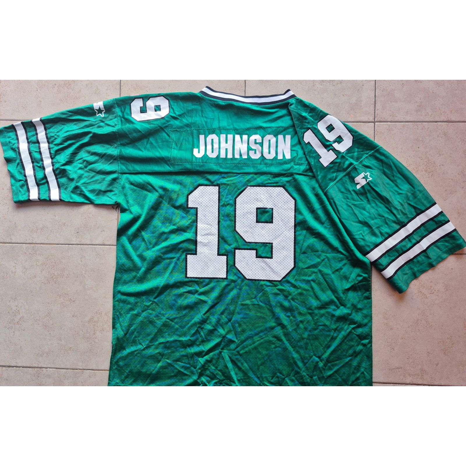 NFL × Starter Keyshawn JOHNSON #19 New York Jets jersey 54 kelly vintage Size US XXL / EU 58 / 5 - 4 Thumbnail