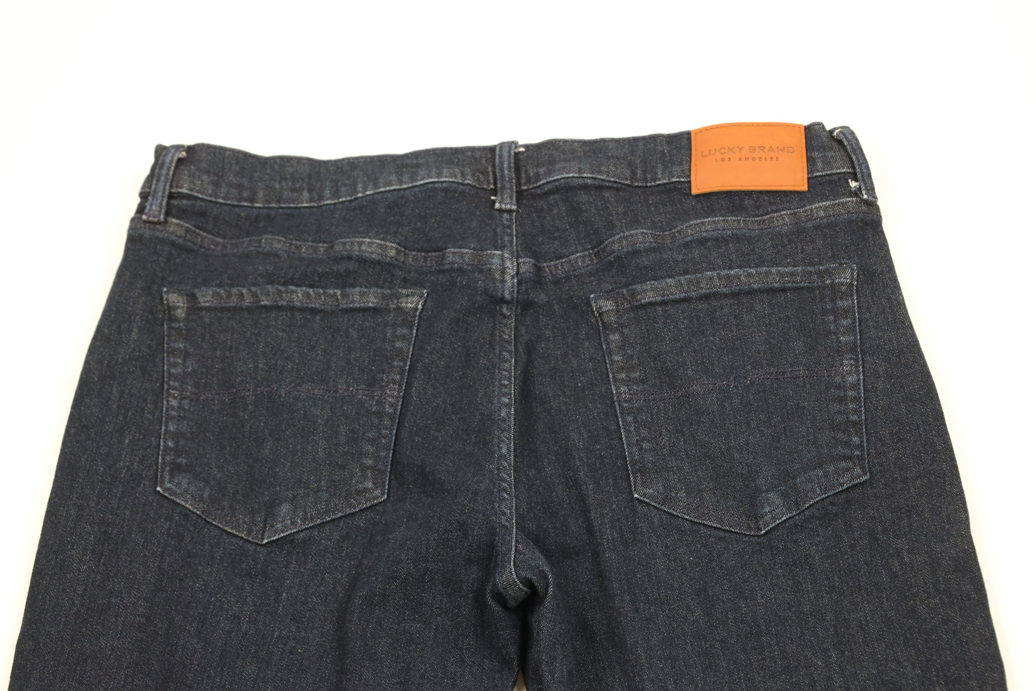 Lucky Brand Vintage Y2K Lucky Brand Straight Stretch Denim Jeans Indigo Size US 38 / EU 54 - 12 Thumbnail