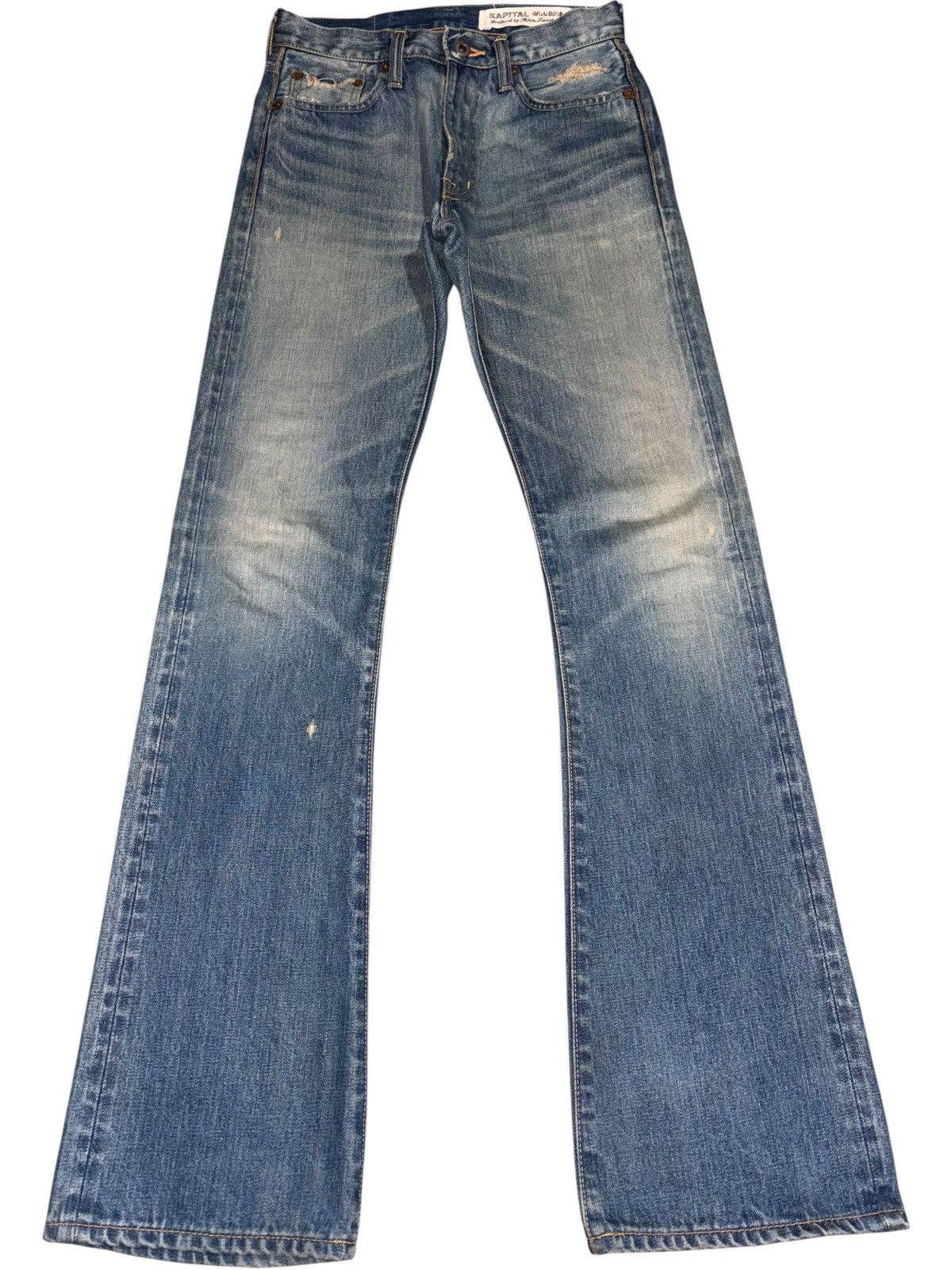 Kapital Kapital Selvedge Boot Flare Jeans Denim sand wash Bellbo Th Size US 28 / EU 44 - 1 Thumbnail