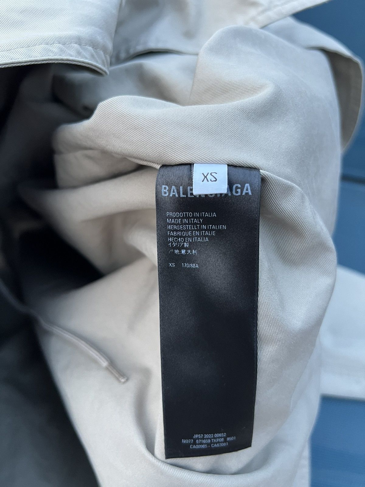 Balenciaga Balenciaga Khaki Military Shirt Parka Size US L / EU 52-54 / 3 - 8 Thumbnail