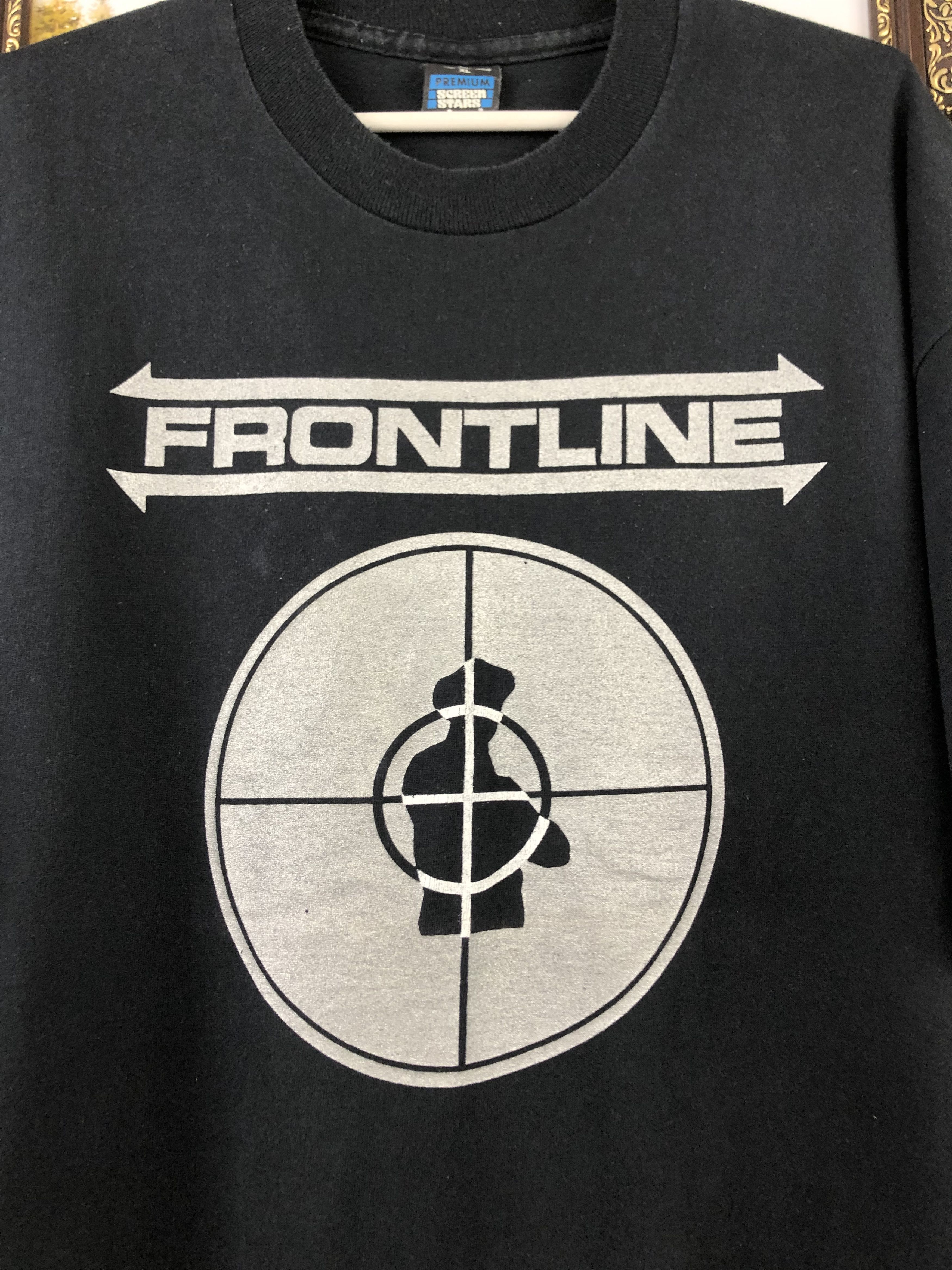 Band Tees Vintage 90's Public Enemy Shirt Frontline Hip Hop Tee Fight Size US XL / EU 56 / 4 - 5 Thumbnail