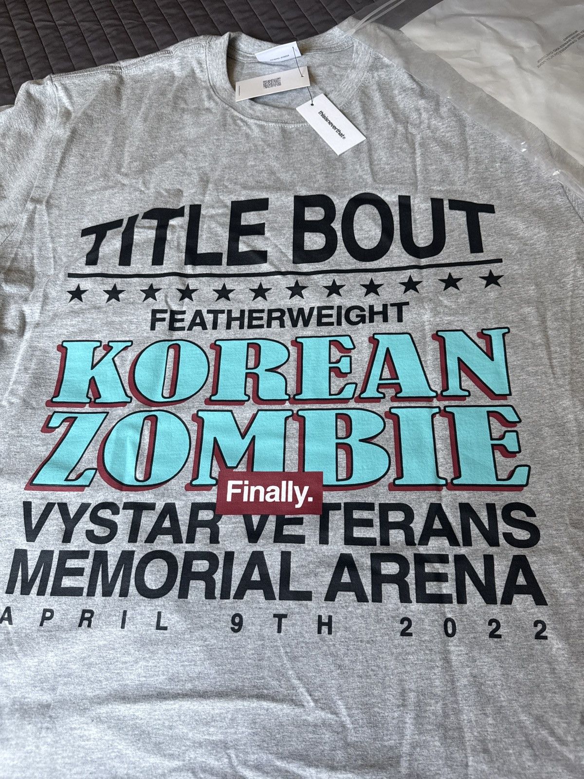 thisisneverthat Thisisneverthat Korean Zombie tribute shirt Size US XL / EU 56 / 4 - 2 Thumbnail