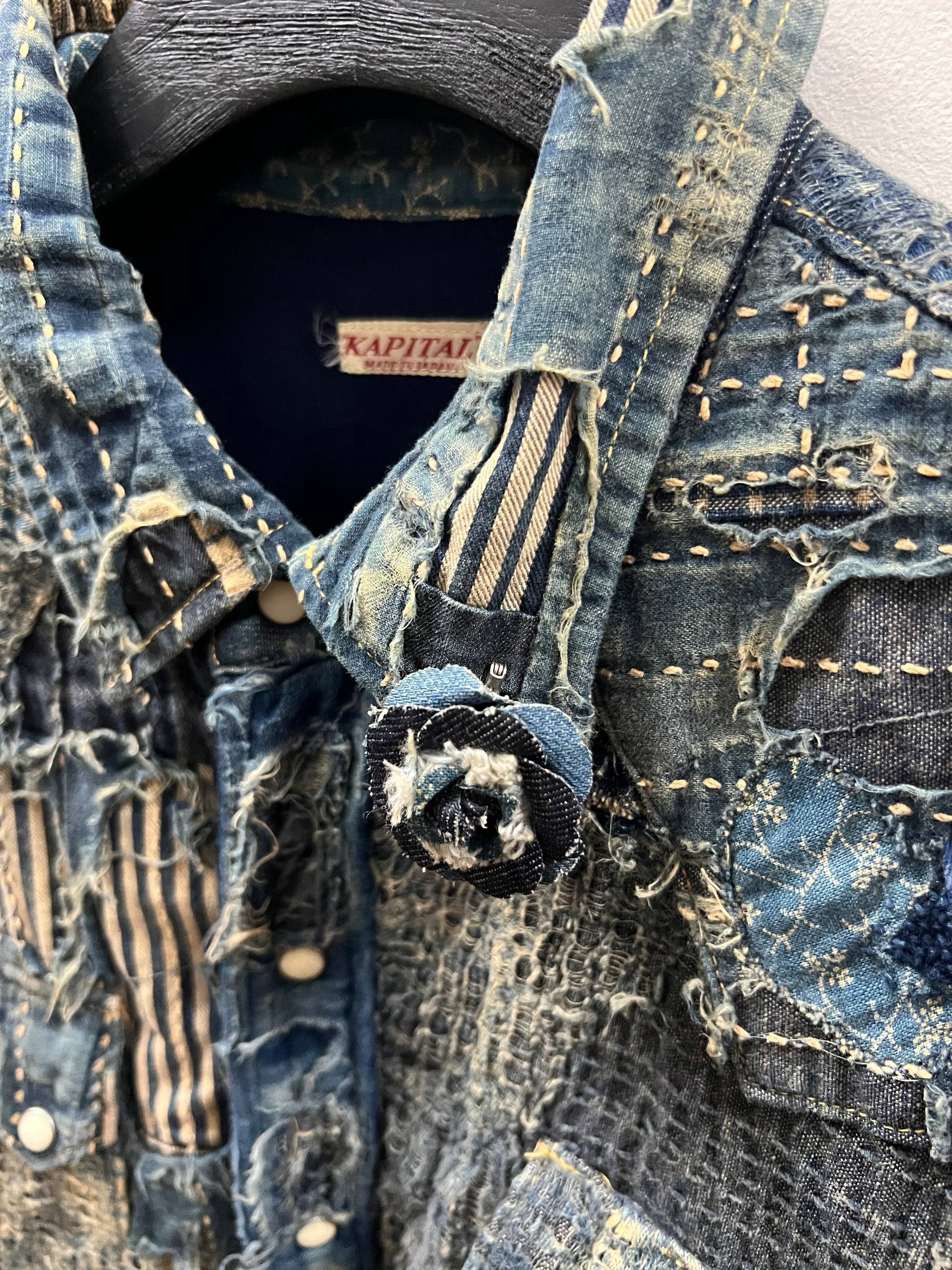 Kapital Kapital Nora x Kaya Boro Western Shirt Size US XL / EU 56 / 4 - 4 Thumbnail