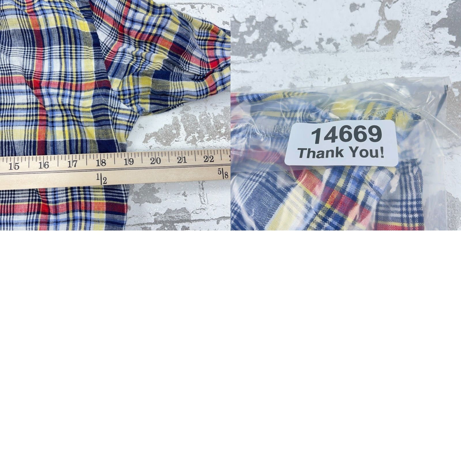 Polo Ralph Lauren Vintage Polo Ralph Lauren Shirt Men Small Blue Red Plaid Button-Up Linen Dress Casual Elegant Size 36R - 8 Thumbnail