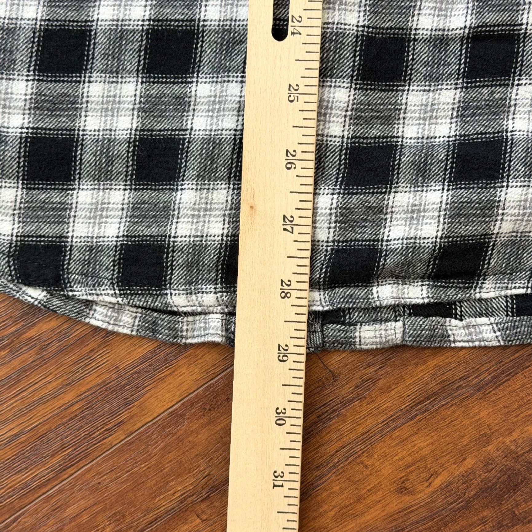 Wrangler Wrangler Shirt Mens L Black Plaid Flannel Pearl Snap Long Sleeve Cotton Wrancher Size US L / EU 52-54 / 3 - 7 Thumbnail