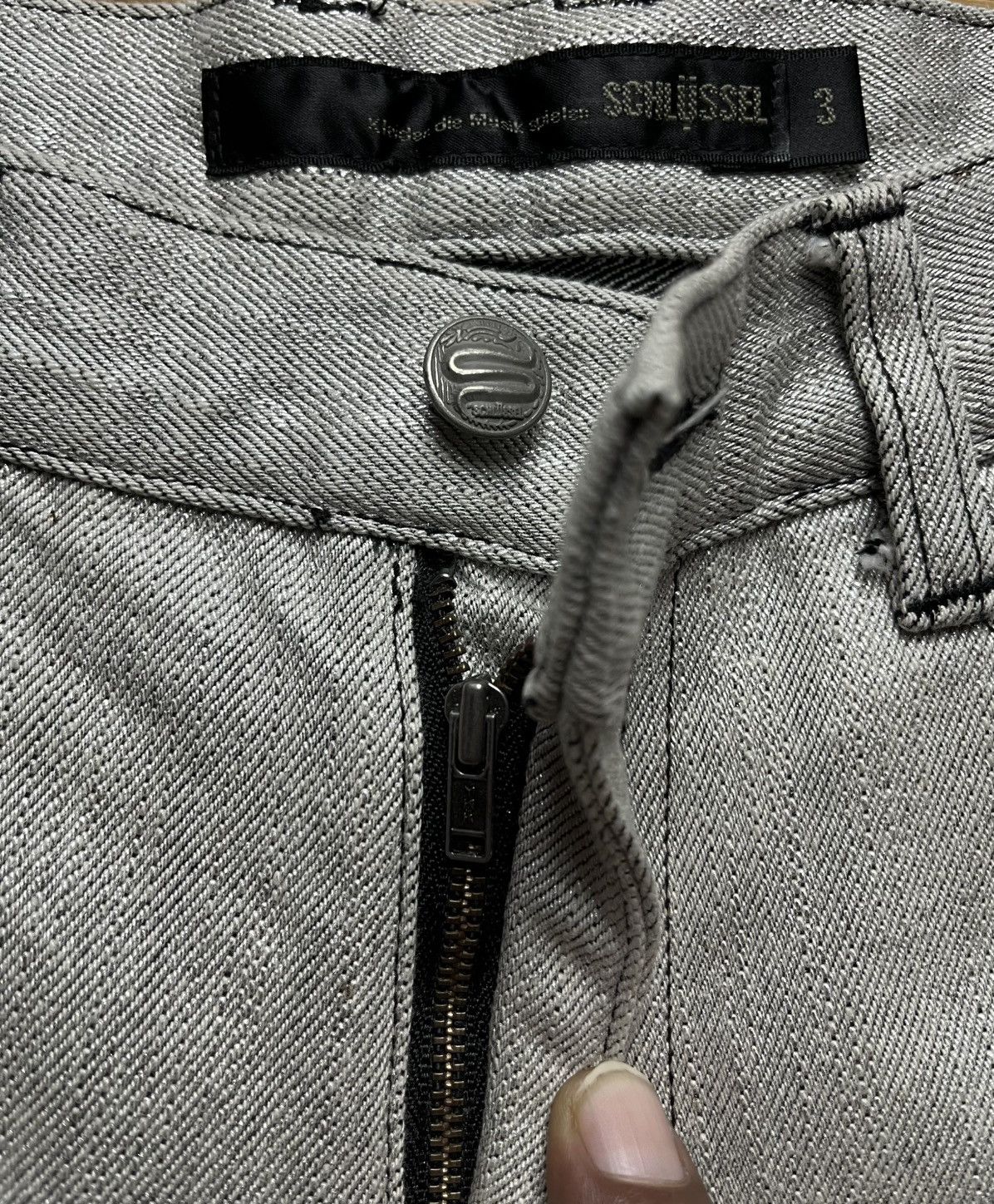 GOSTAR DE FUGA Vintage Schlussel denim if six was nine Size US 31 - 7 Thumbnail