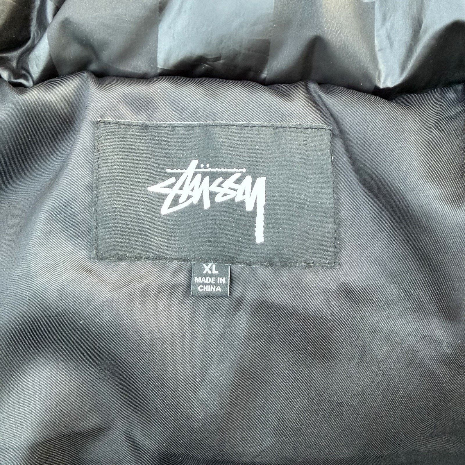 Stussy Stussy Black Checkered Goose Down Puffer Jacket XL Size US XL / EU 56 / 4 - 5 Thumbnail