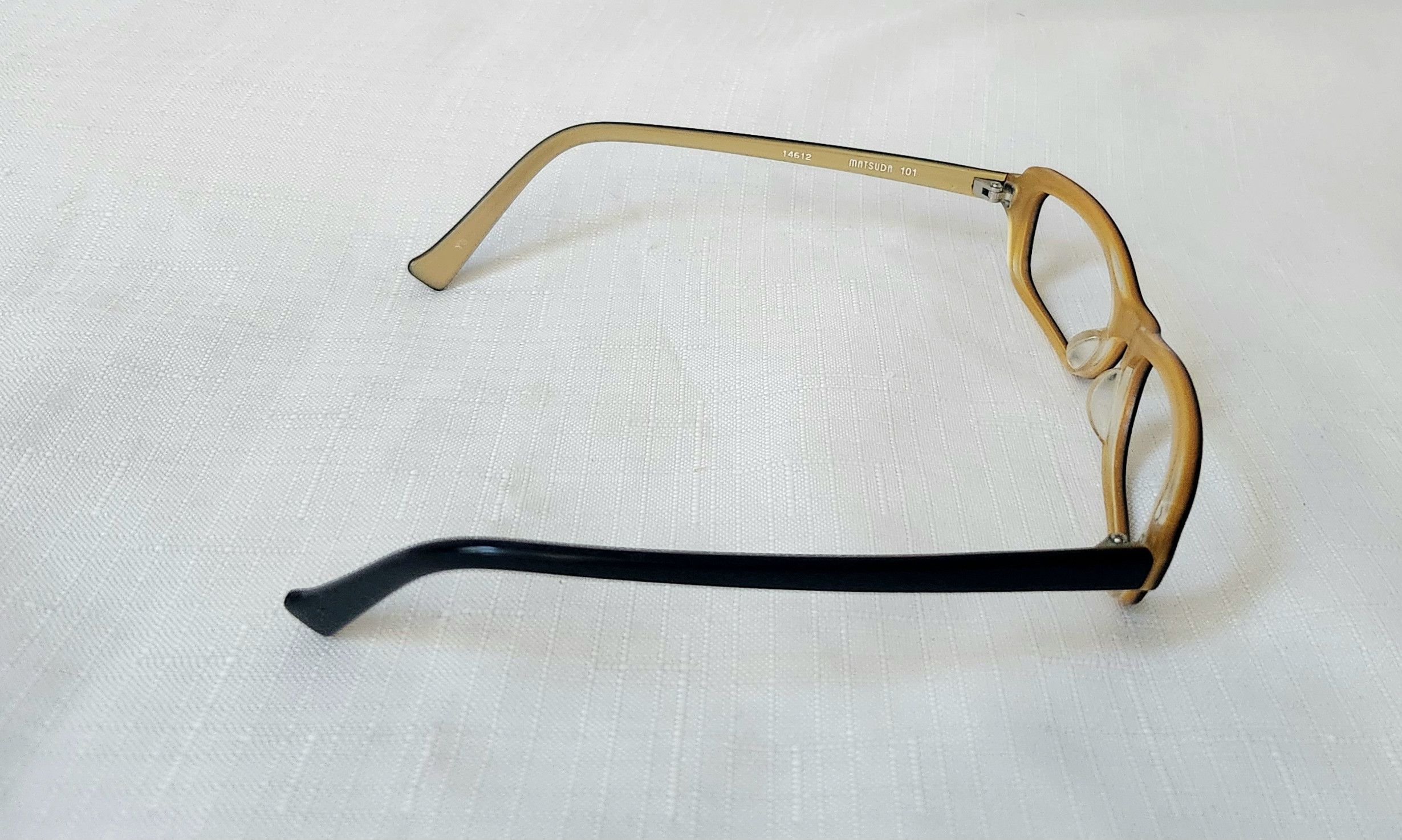 Matsuda Matsuda 101 14612 vintage eyeglasses 53-16-140 optical Size ONE SIZE - 4 Thumbnail