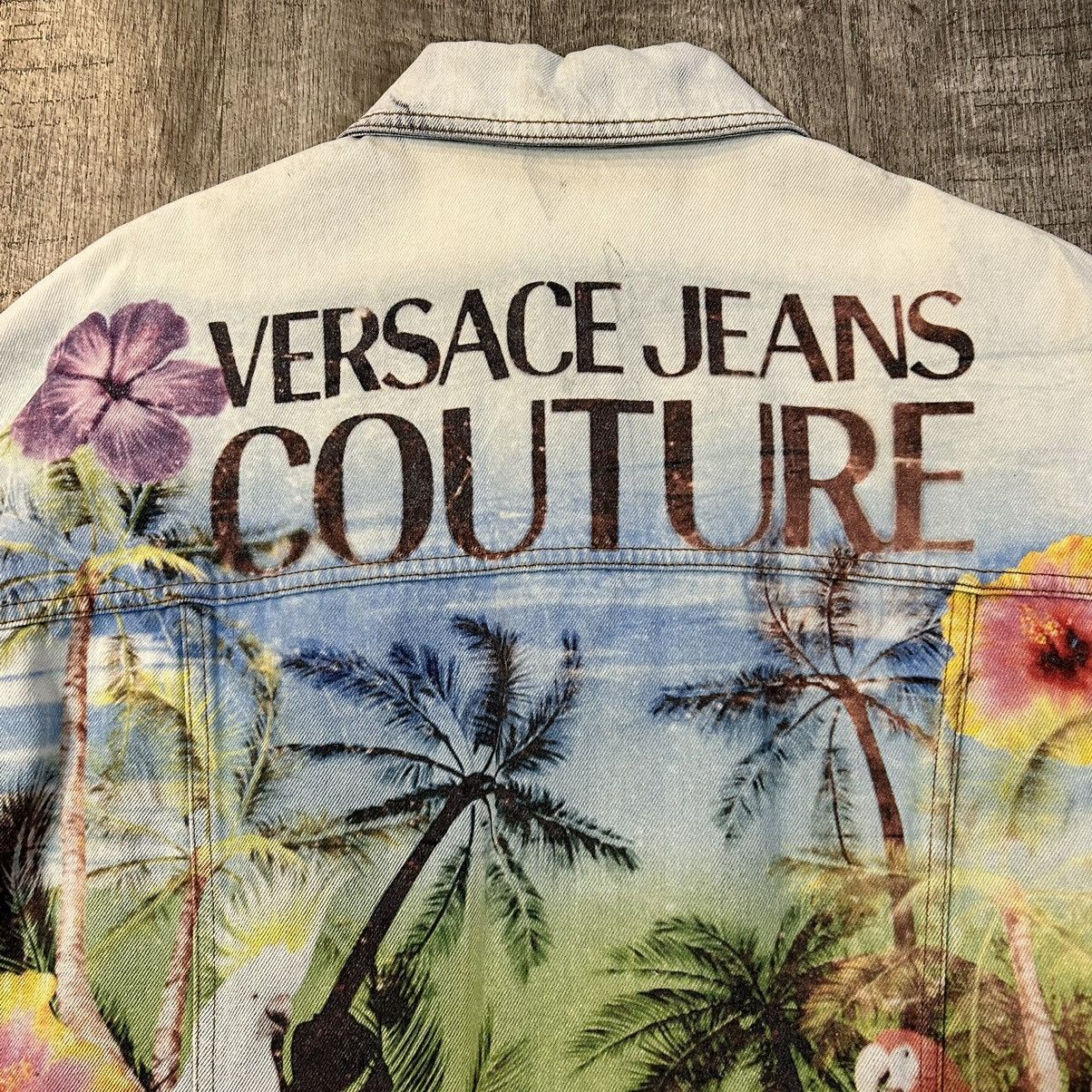 Versace Jeans Couture Birds of Paradise Trucker SZ L Size US L / EU 52-54 / 3 - 4 Thumbnail