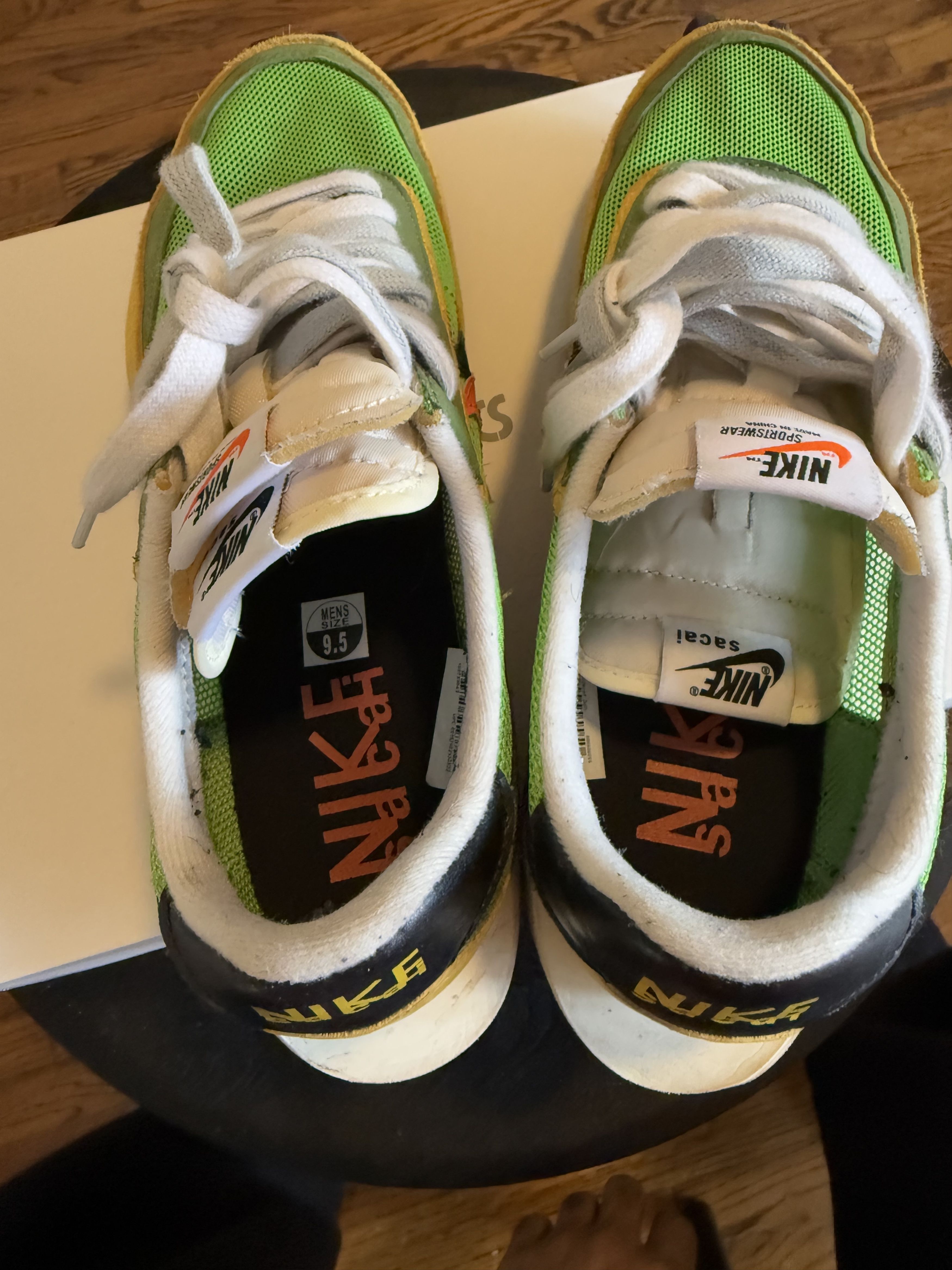 Nike × Sacai Nike x Sacai LD Waffle Green/Yellow 9.5 Size US 9.5 / EU 42-43 - 6 Thumbnail