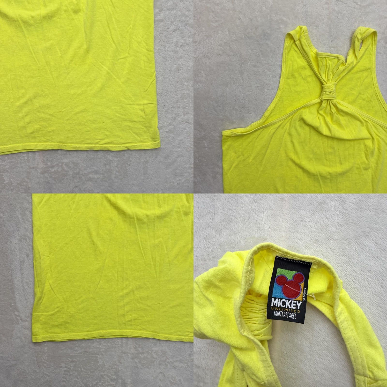 Mickey Unlimited Mickey Unlimited Tank Dress Womens One Size Yellow Floral Summer Beach Disney Sleeveless Scoop Neck Strappy Size ONE SIZE - 9 Thumbnail