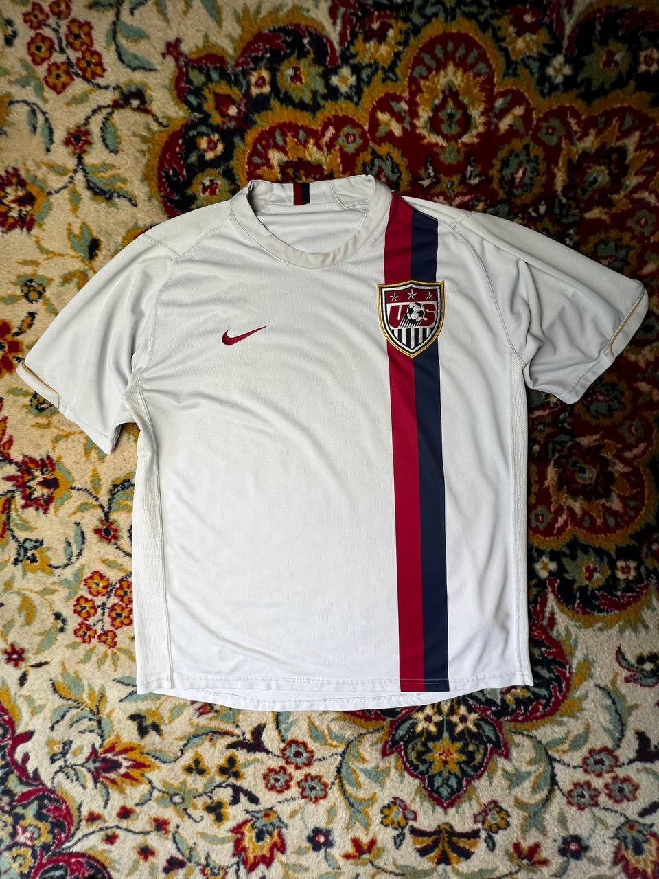 Nike USA 2006/08 HOME FOOTBALL SHIRT SOCCER JERSEY NIKE size L Size US L / EU 52-54 / 3 - 1 Thumbnail