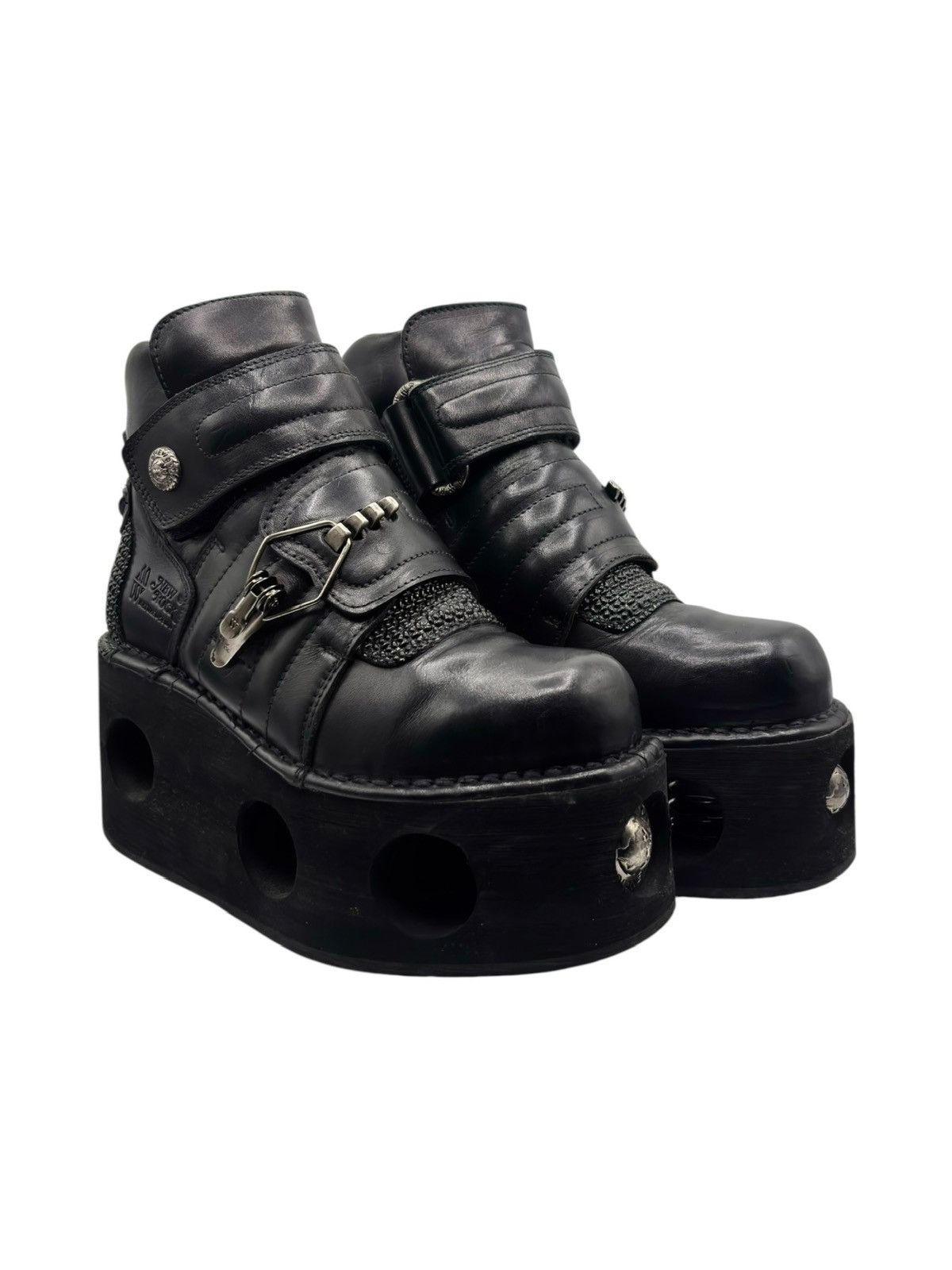 New Rock New Rock Jaded London Scythe Tower Boots | Grailed