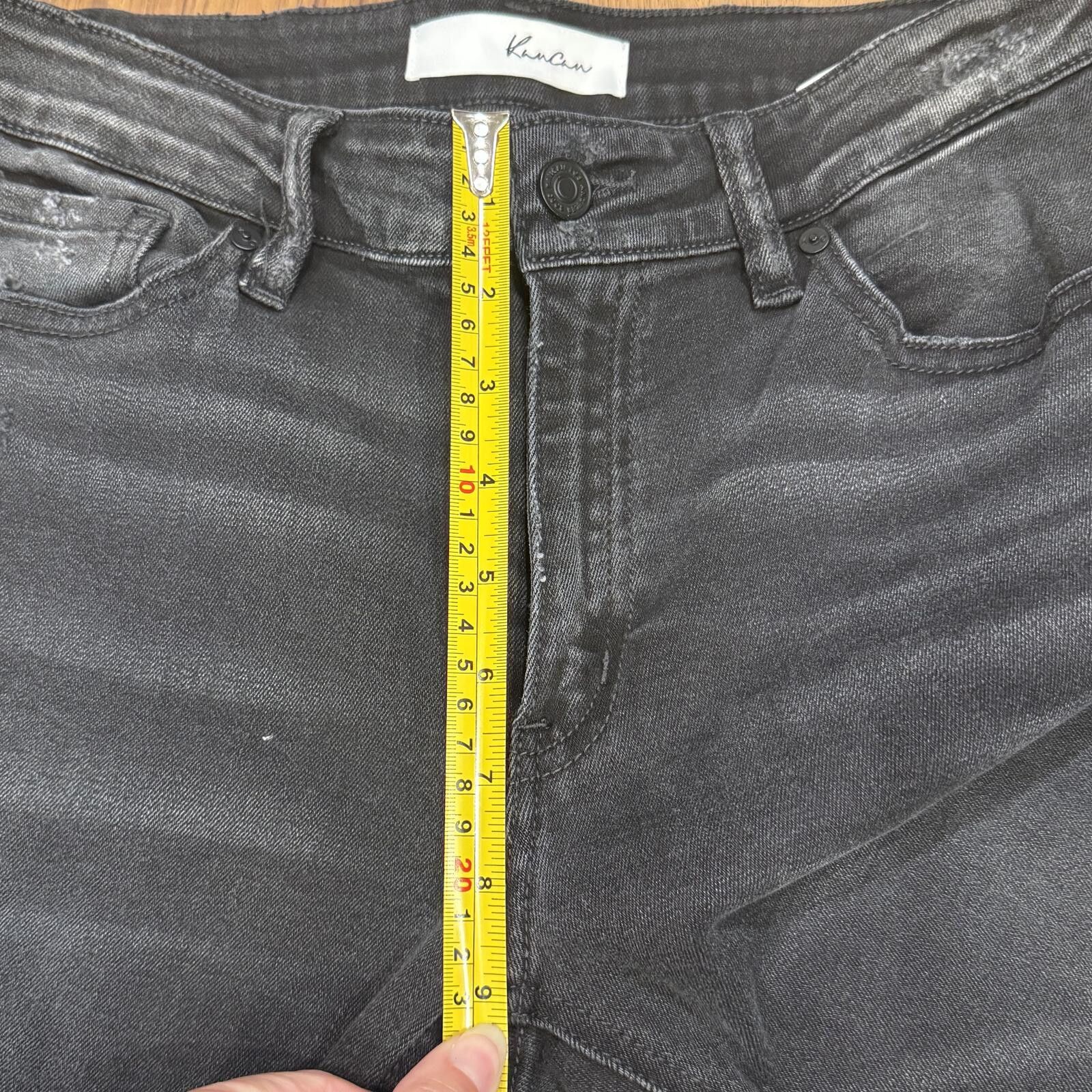 Kancan USA Kancan Black Flared Jeans Size 9/28 Size 28" / US 6 / IT 42 - 5 Thumbnail