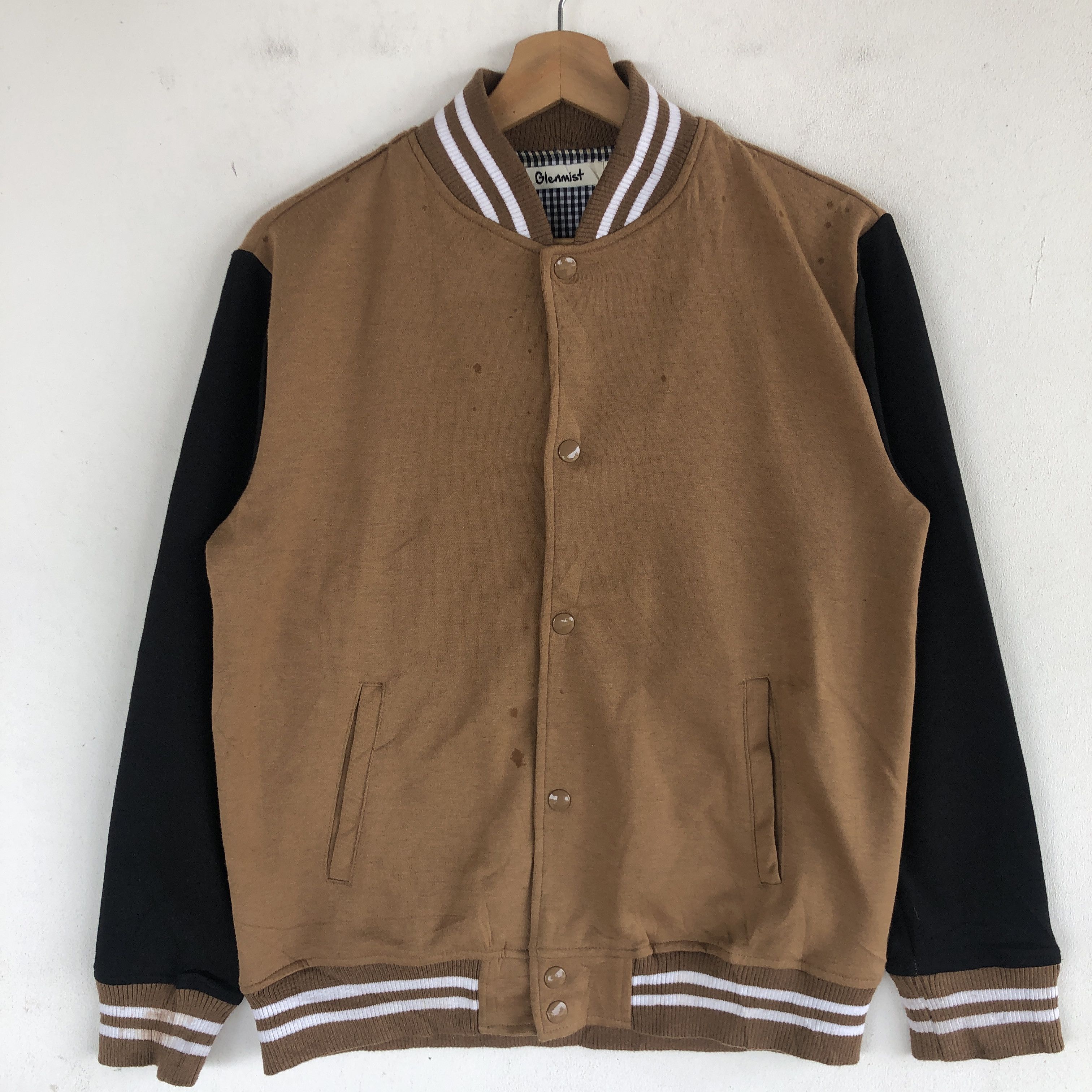 Japanese Brand × Vintage Y2K Japanese Harajuku Varsity Sweater Button Up Sweatshirt Size M / US 6-8 / IT 42-44 - 3 Thumbnail
