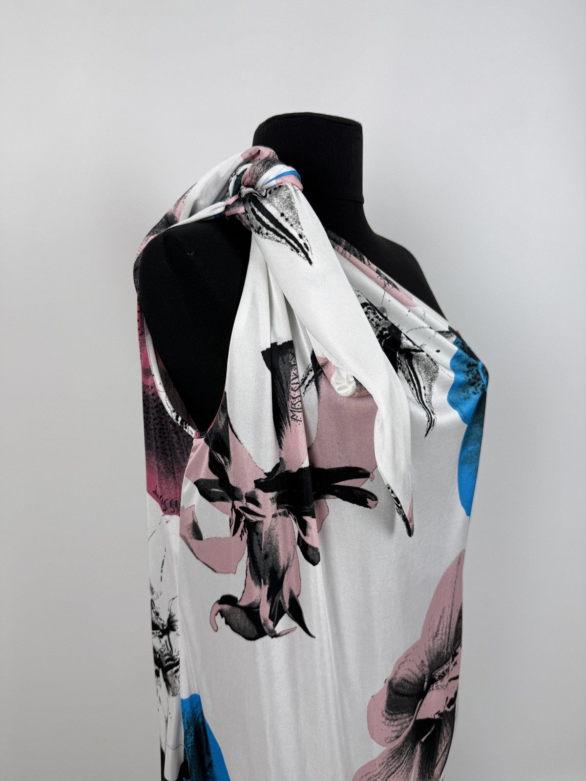Miss Sixty Y2K Miss Sixty One Open Shoulder Floral Mini Dress M Size M / US 6-8 / IT 42-44 - 3 Thumbnail