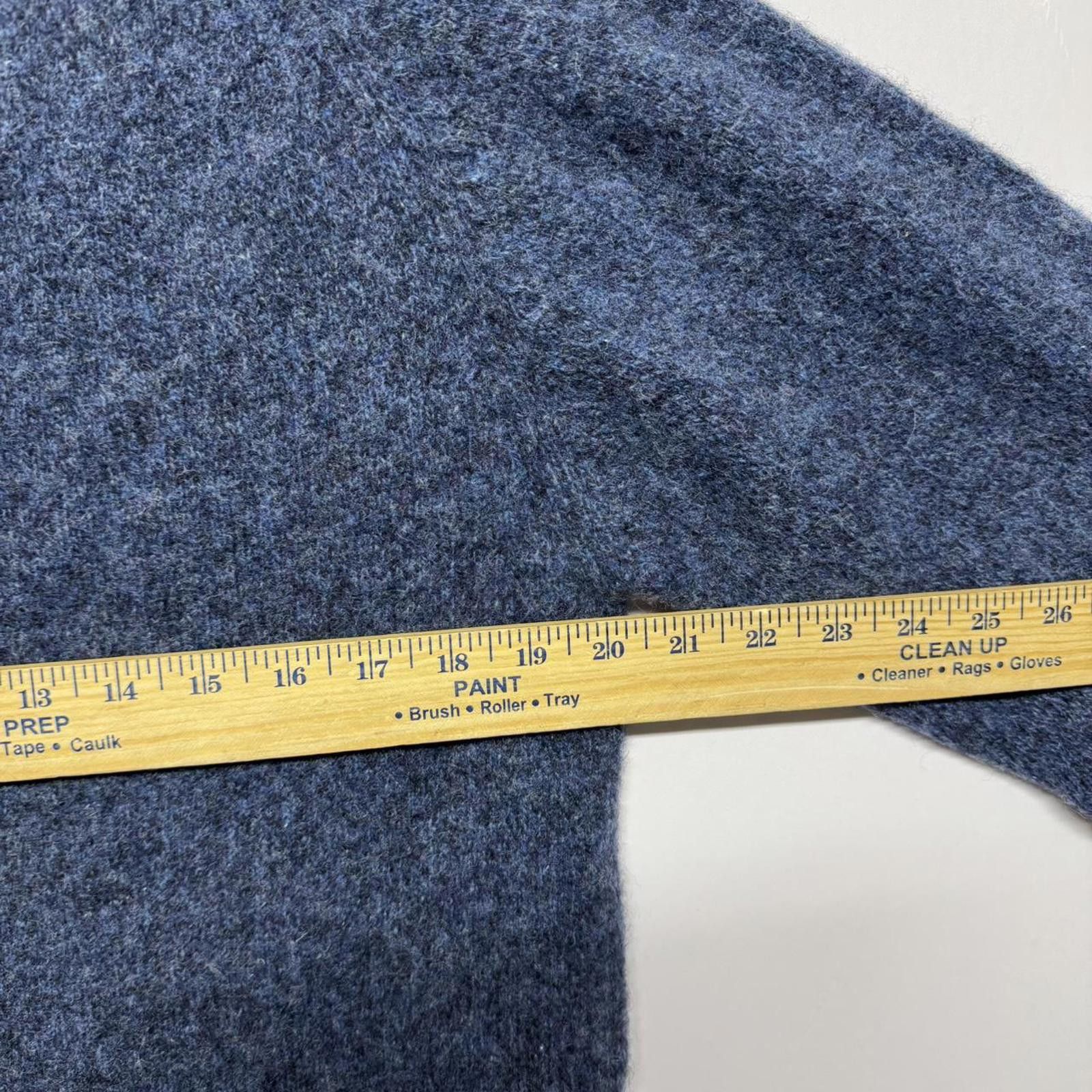 Other Antartex 100% Pure New Wool V-Neck Sweater Blue Men’s Medium Size US M / EU 48-50 / 2 - 6 Thumbnail