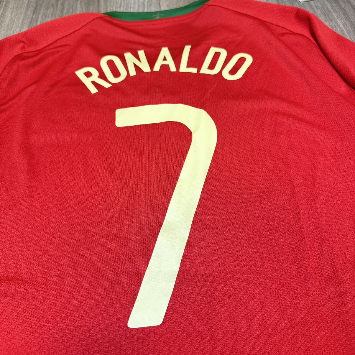 Nike Portugal Euro2008 home shirt #7 Ronaldo Size US XL / EU 56 / 4 - 4 Thumbnail