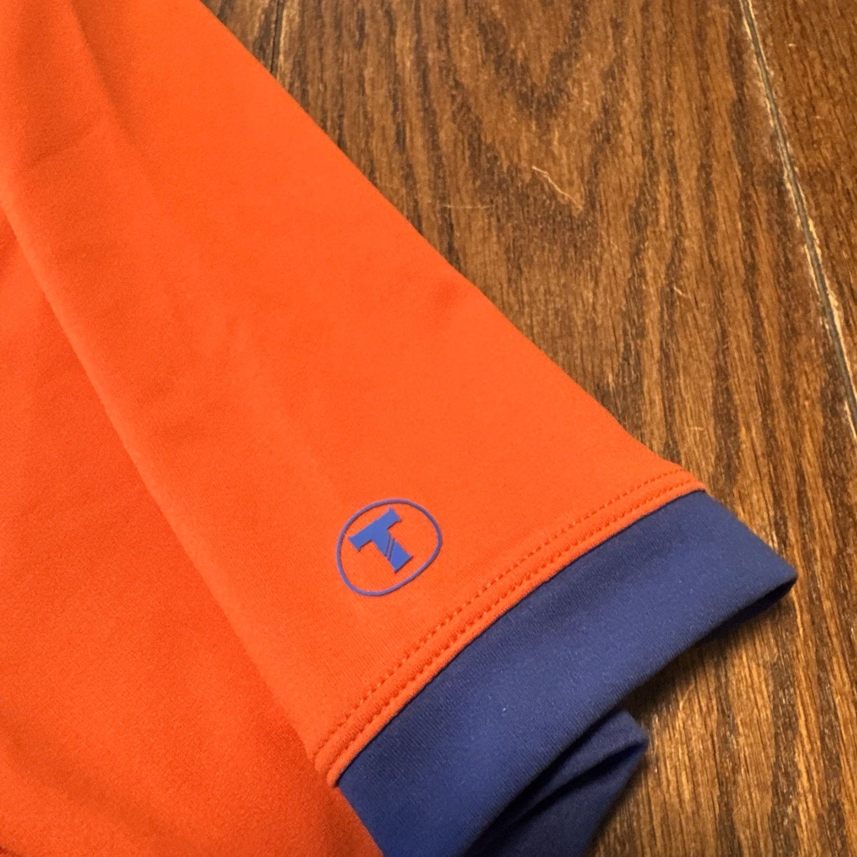 Vintage Twillory Athleisure Polo Mens 2XL Orange Blue Collar Performance Golf Shirt Size US XXL / EU 58 / 5 - 2 Thumbnail