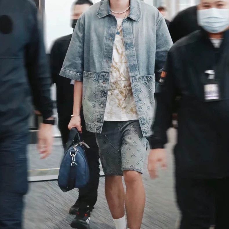Louis Vuitton Louis Vuitton Lumberjack short-sleeved denim jacket Size US S / EU 44-46 / 1 - 5 Thumbnail