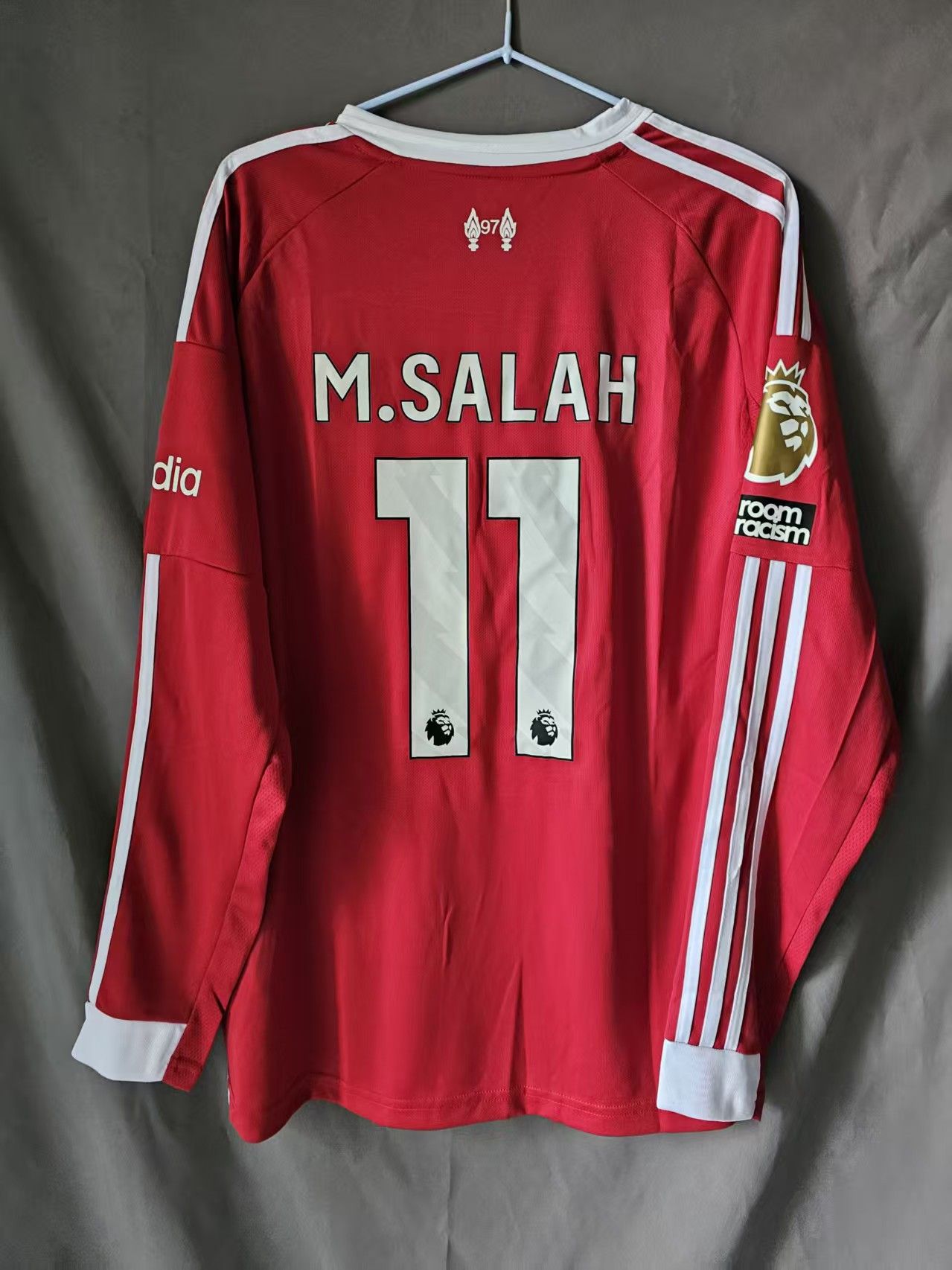 2025 26 Liverpool 11 Mohamed Salah Jersey Longsleeve
