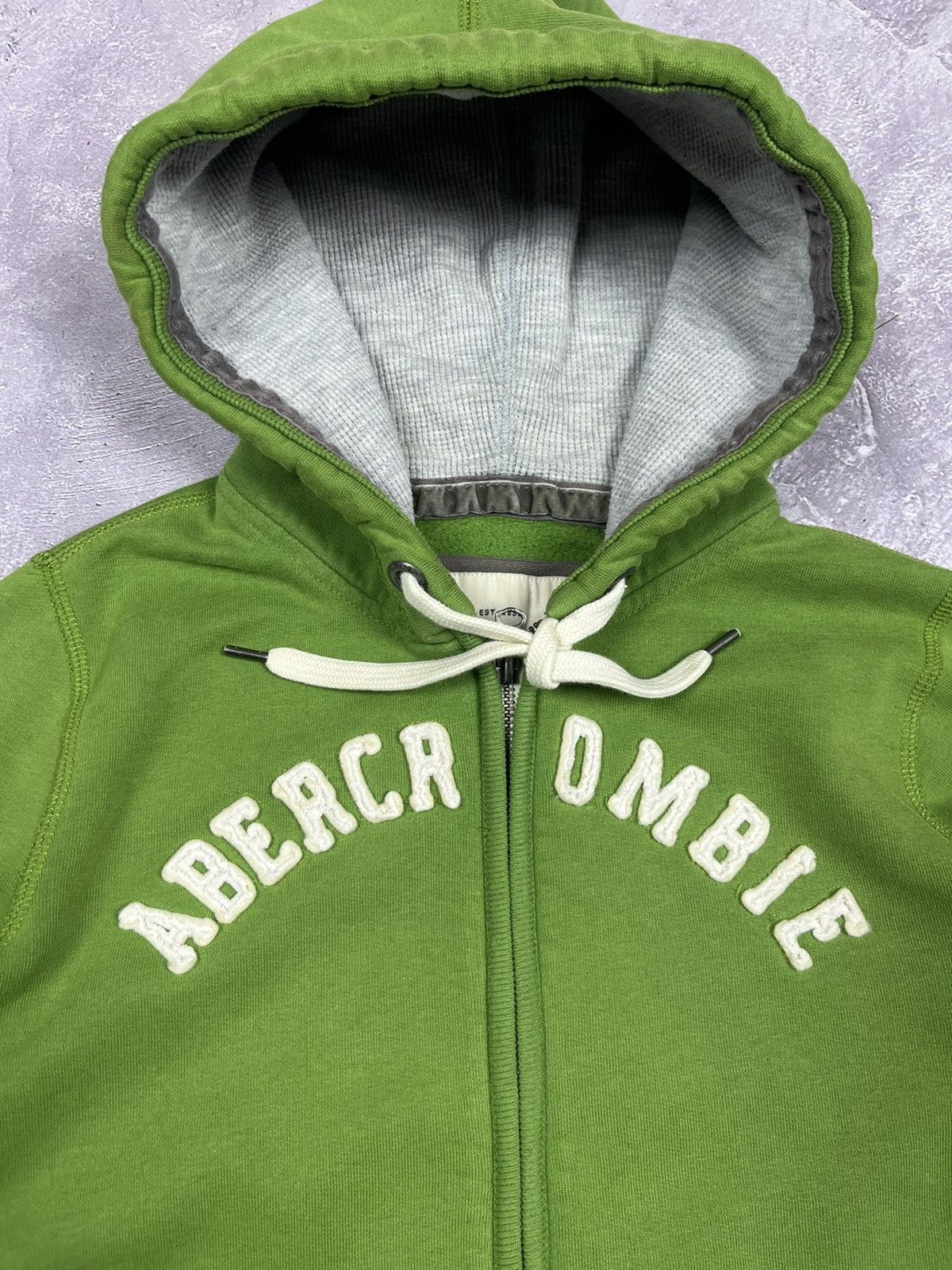 Abercrombie & Fitch Abercrombie & Fitch Green Zip Hoodie Zip lgb style Size L / US 10 / IT 46 - 2 Thumbnail