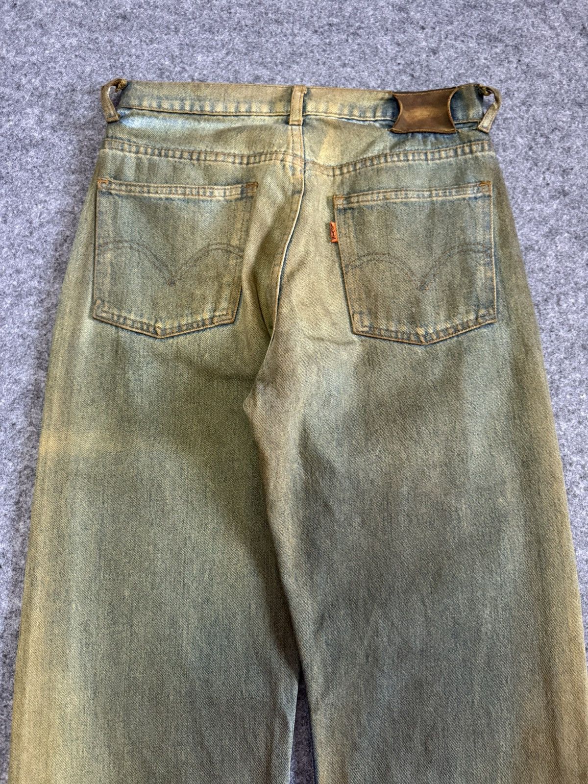 Levi's × Vintage Vintage 90s Levis Orange Tab Muddy Dusty Jeans Size US 28 / EU 44 - 10 Thumbnail