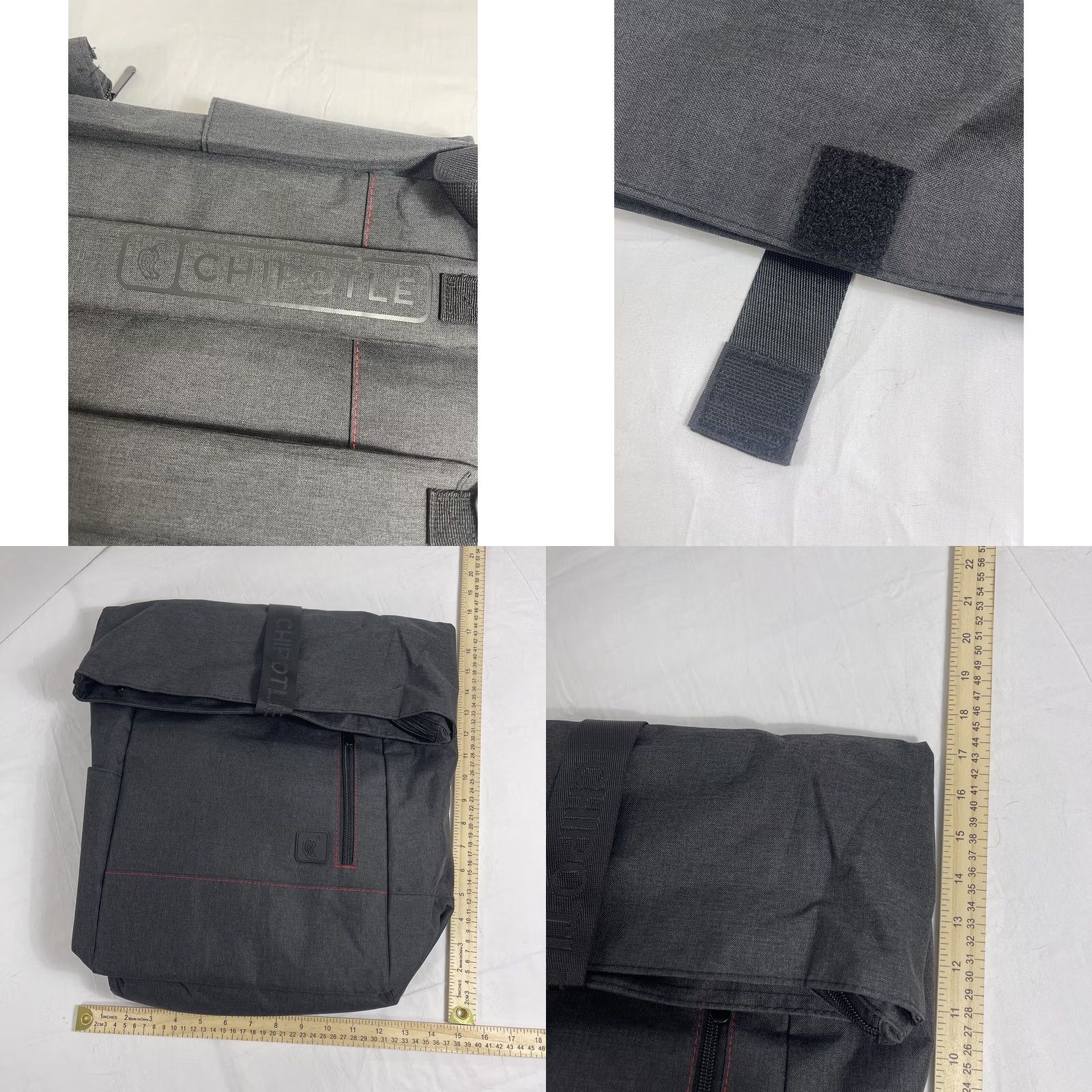 Vintage Chipotle Backpack Black Canvas Roll Top Limited Edition 2023 Backpack Unisex Adults Large Black Chipotle 2023 Limited Edition Mens Womens Size US L / EU 52-54 / 3 - 8 Thumbnail