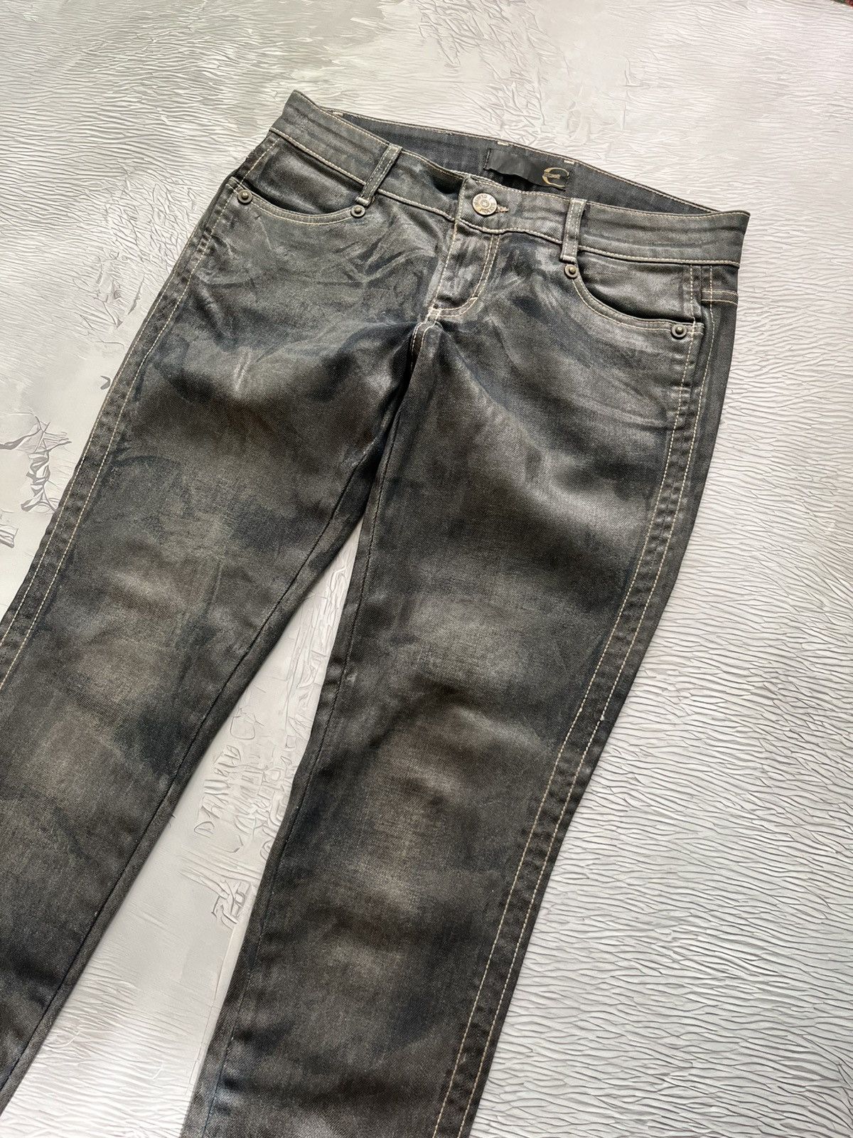 Just Cavalli 🍃Just Cavalli Waxed Luxury Jeans Pants Black Size 29" - 3 Thumbnail