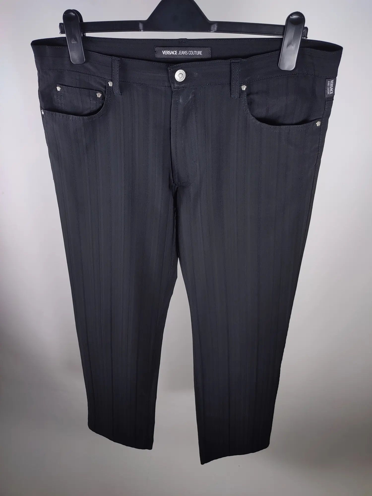 Versace Versace Vintage Striped Stretchy Trousers Pants Size US 36 / EU 52 - 7 Thumbnail