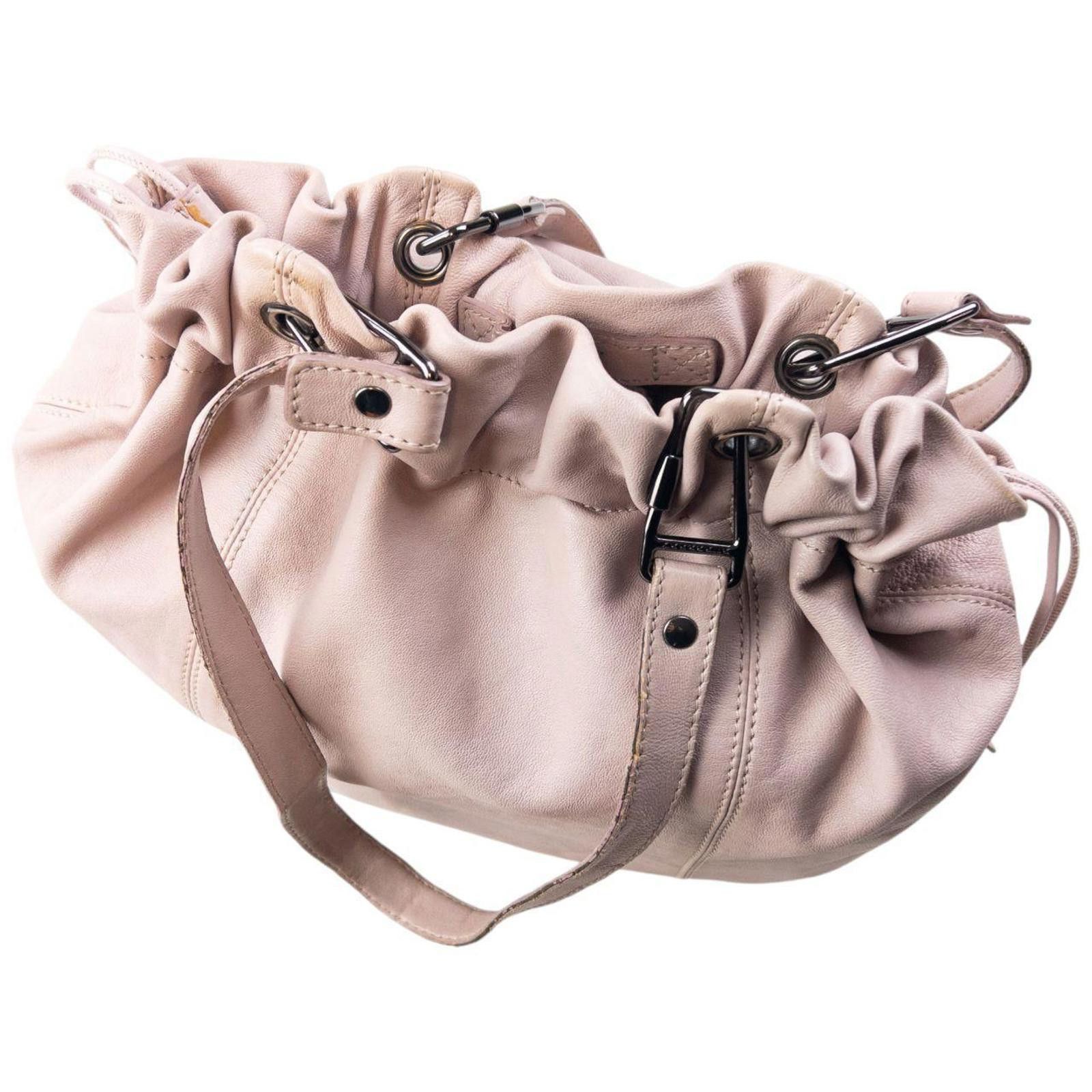 Burberry Vintage 2000s Burberry Leather Bucket Shoulder Bag Size ONE SIZE - 7 Thumbnail