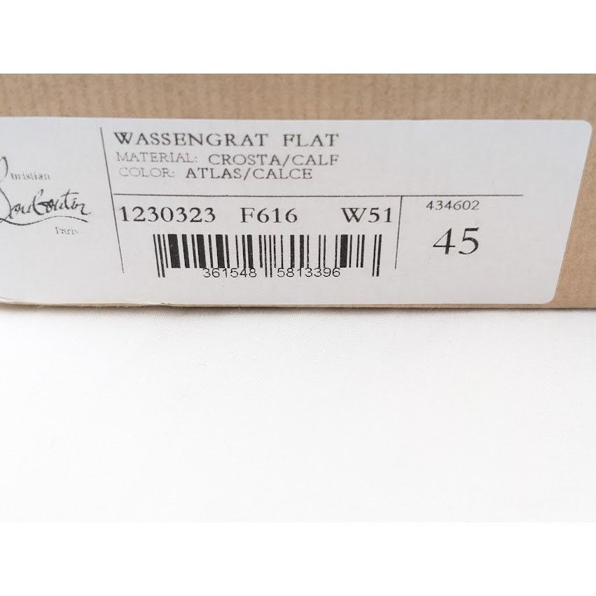 Christian Louboutin o1rshd1 Wassengrat Flat Boots in Atlas/Calce Size US 12 / EU 45 - 18 Thumbnail