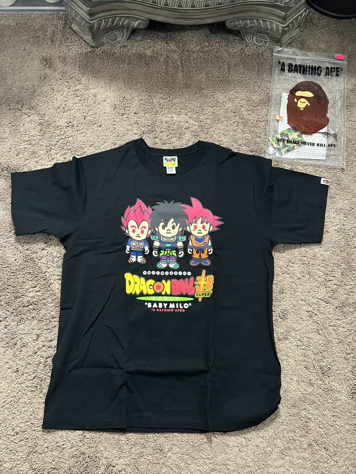 BAPE x Dragonball Super Golden Frieza Crewneck Black