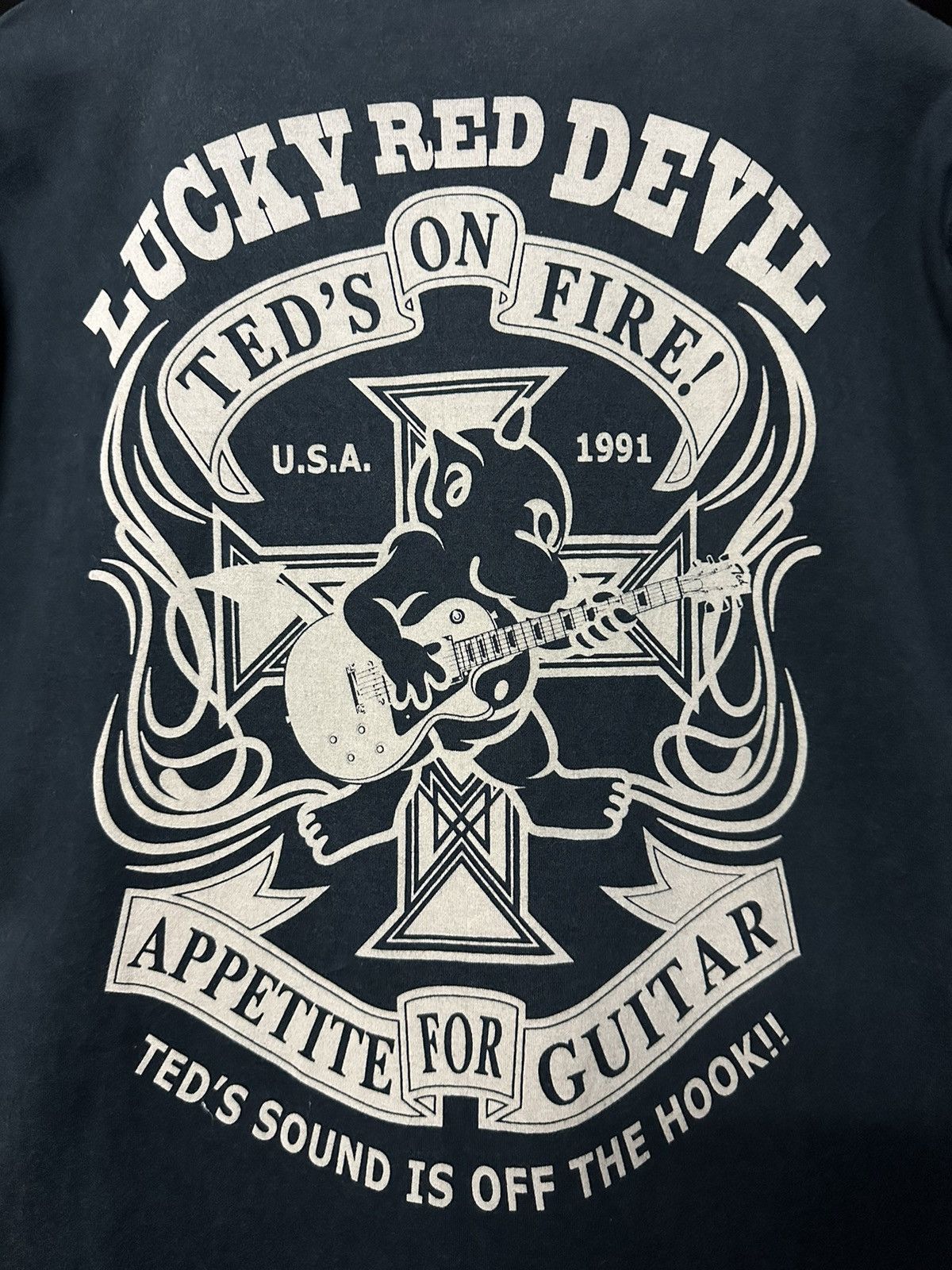 Tedman × Vintage Ted Company Appetite For Guitar Sun Faded Tee Size US L / EU 52-54 / 3 - 2 Thumbnail