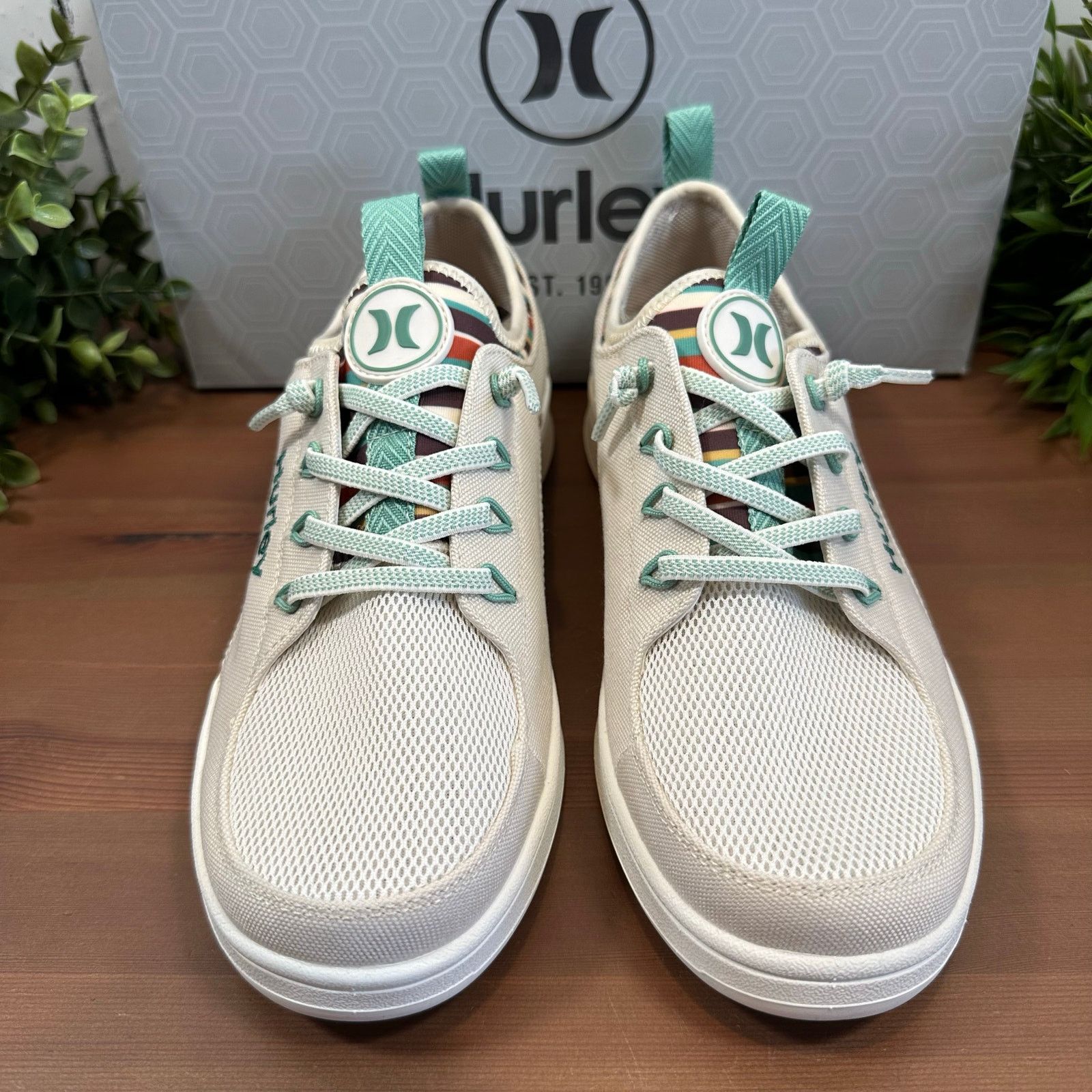 Hurley Hurley Women's Castaic Beige Bungee Shoes Slip On Sneakers Size US 6 / IT 36 - 3 Thumbnail