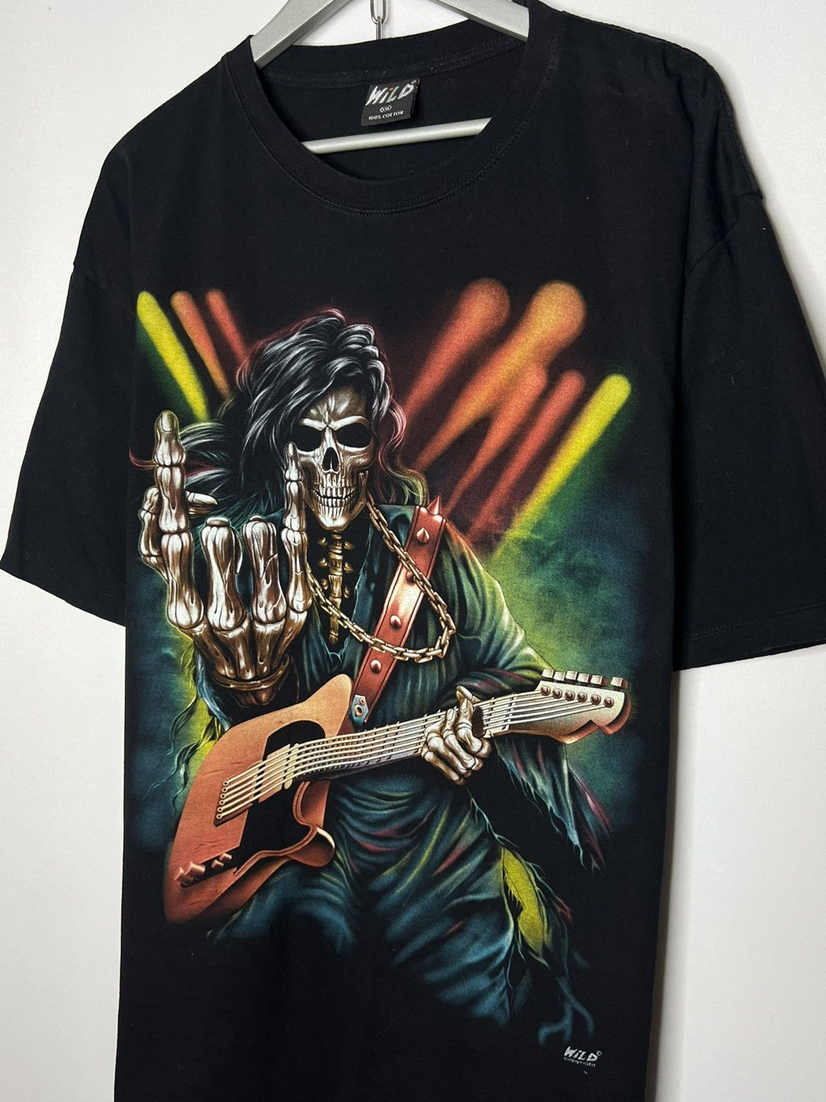 Band Tees Vintage Wild Rare Scull Rock Rap Tee T-Shirt Short Sleeve Size US XXL / EU 58 / 5 - 4 Thumbnail
