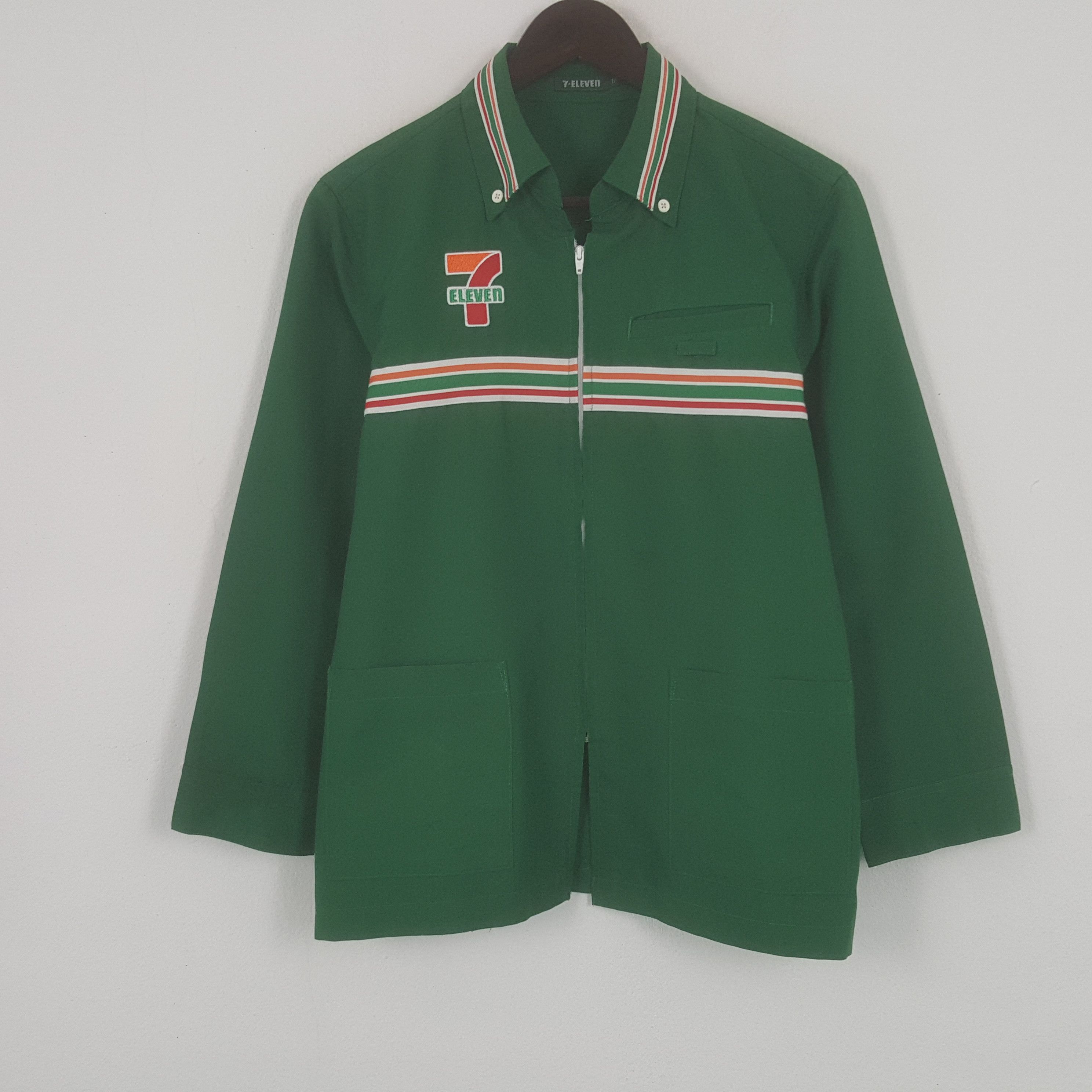 Japanese Brand × Vintage Vintage 7 Eleven Worker Embroidery Logo Jacket Size US S / EU 44-46 / 1 - 3 Thumbnail