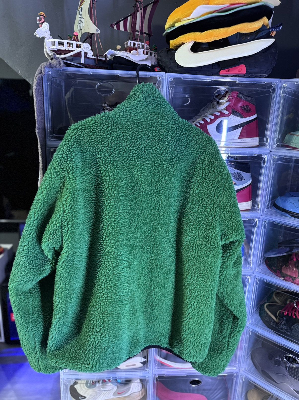Stussy Stussy sherpa jacket green Size US XL / EU 56 / 4 - 2 Thumbnail