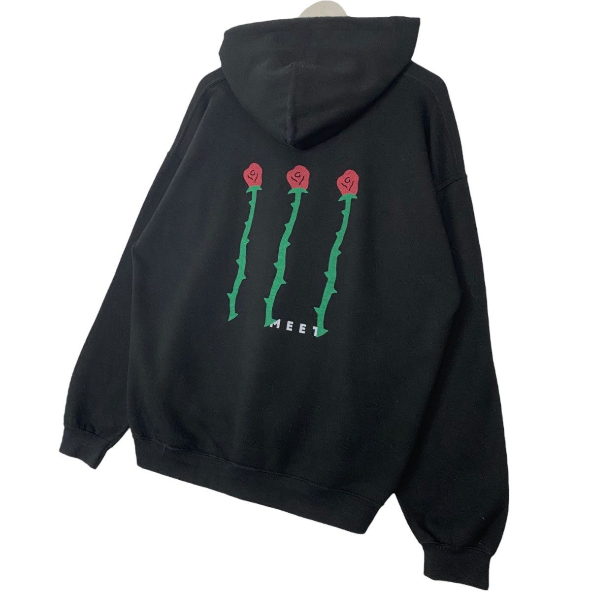 Vintage Vintage AIMYON Japan Singer Hoodie Sweater Black Size L Size US L / EU 52-54 / 3 - 2 Thumbnail