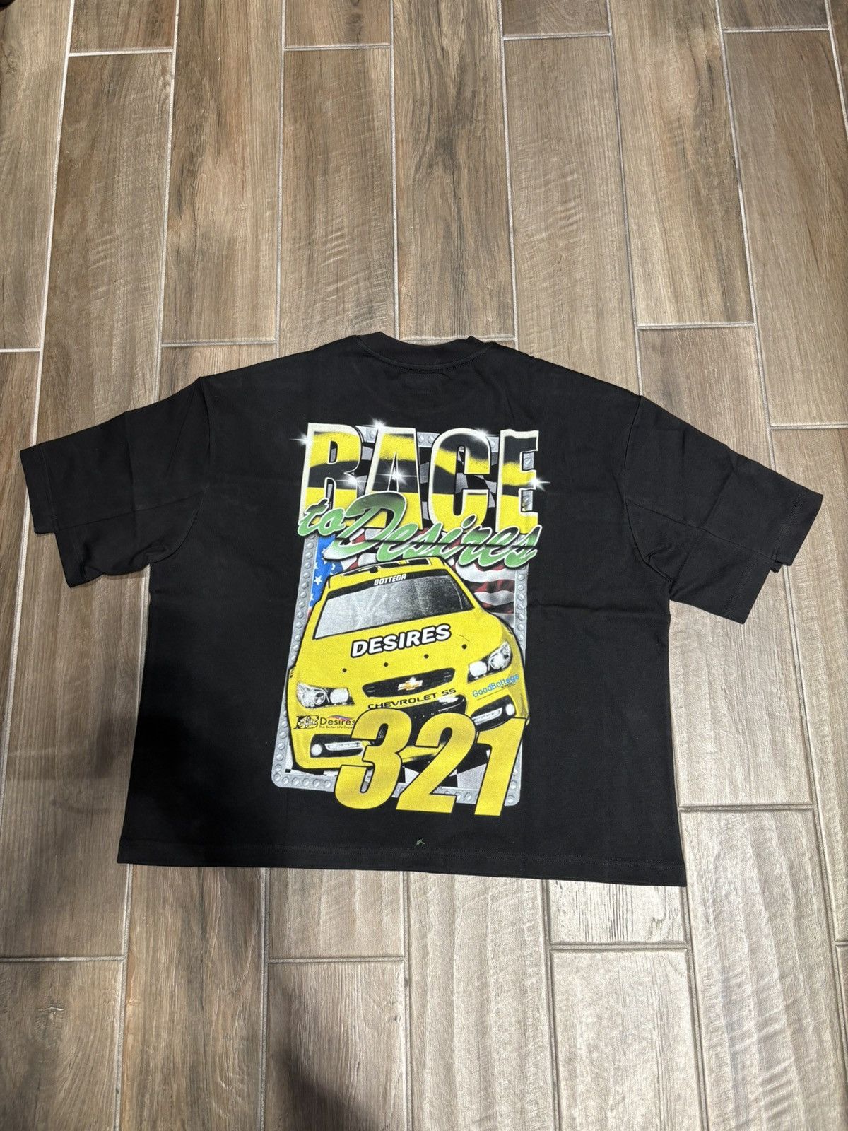 Bottega Desires Bottega Desires Race Tee Black Size US L / EU 52-54 / 3 - 2 Thumbnail