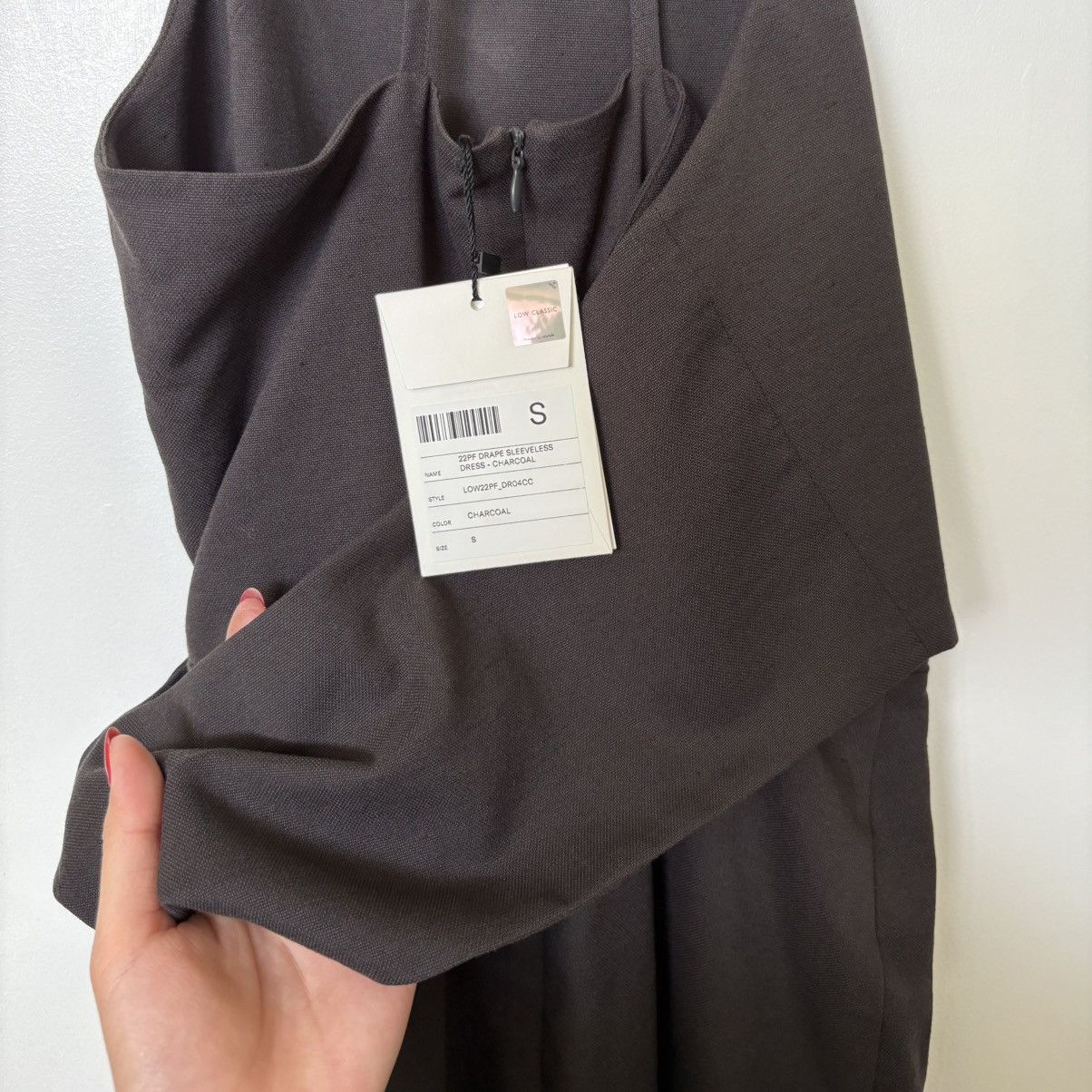 LOW CLASSIC LOW CLASSIC : Sleeveless Drape Dress Size S / US 4 / IT 40 - 7 Thumbnail